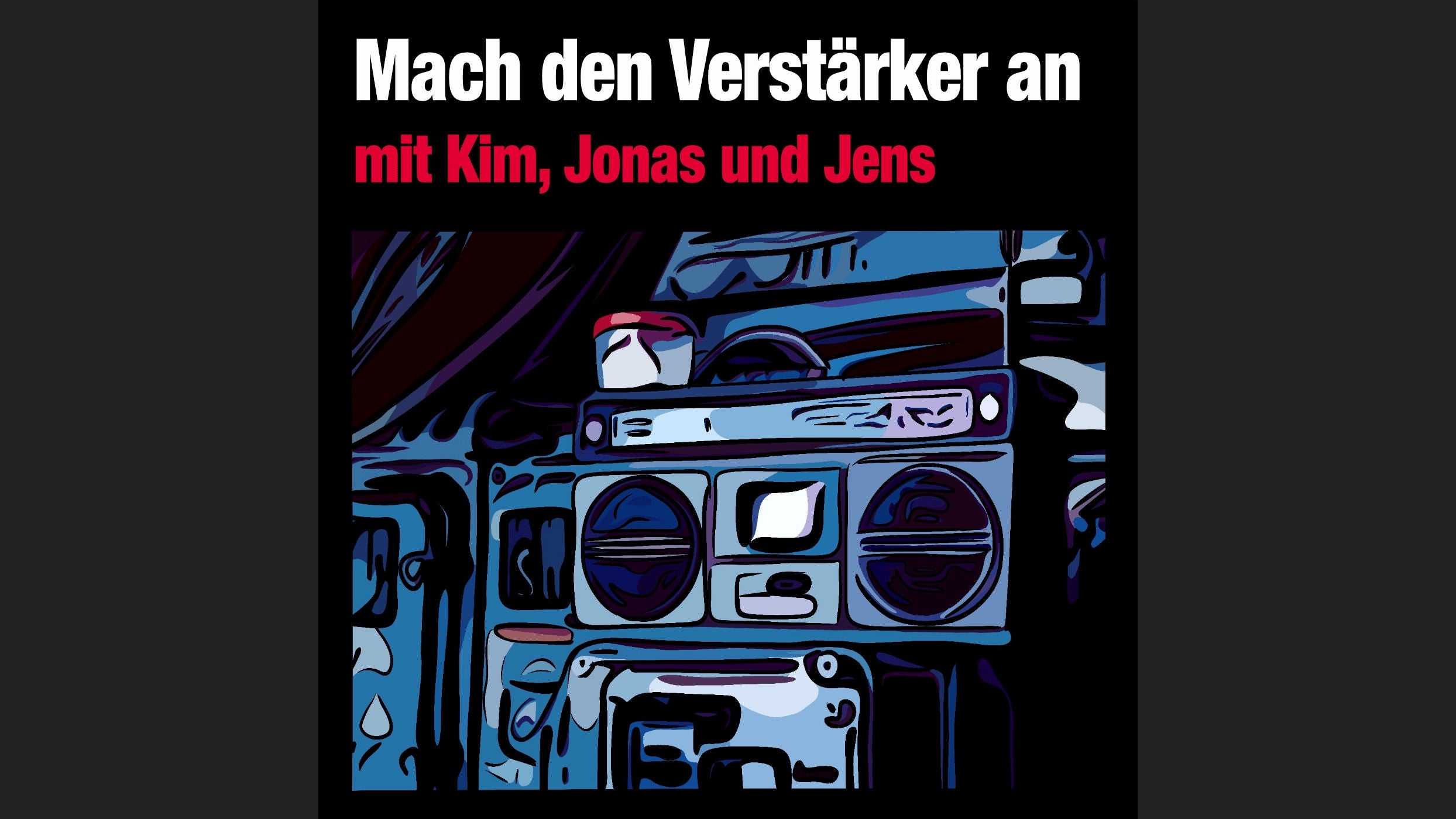 Mach den Verstärker an
