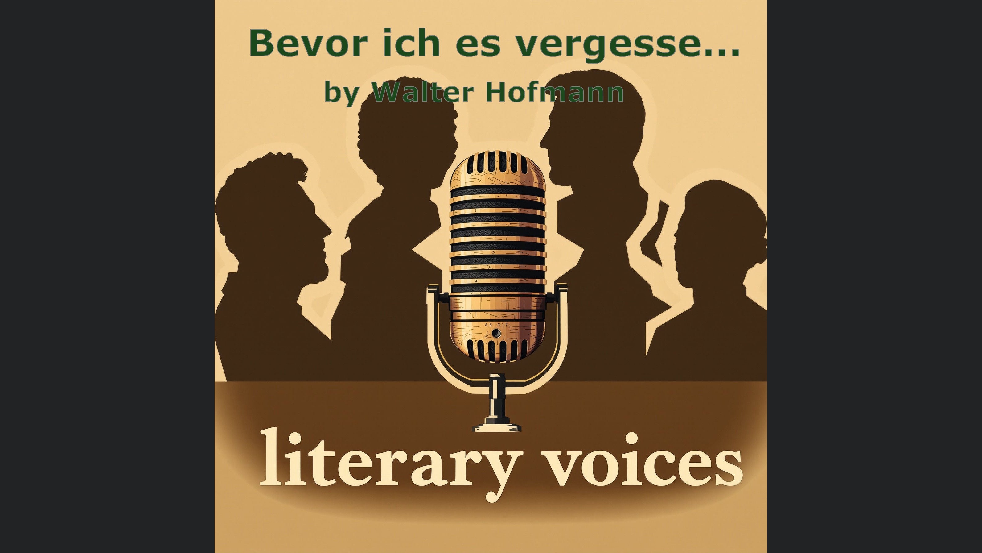 Bevor ich es vergesse... literary voices
