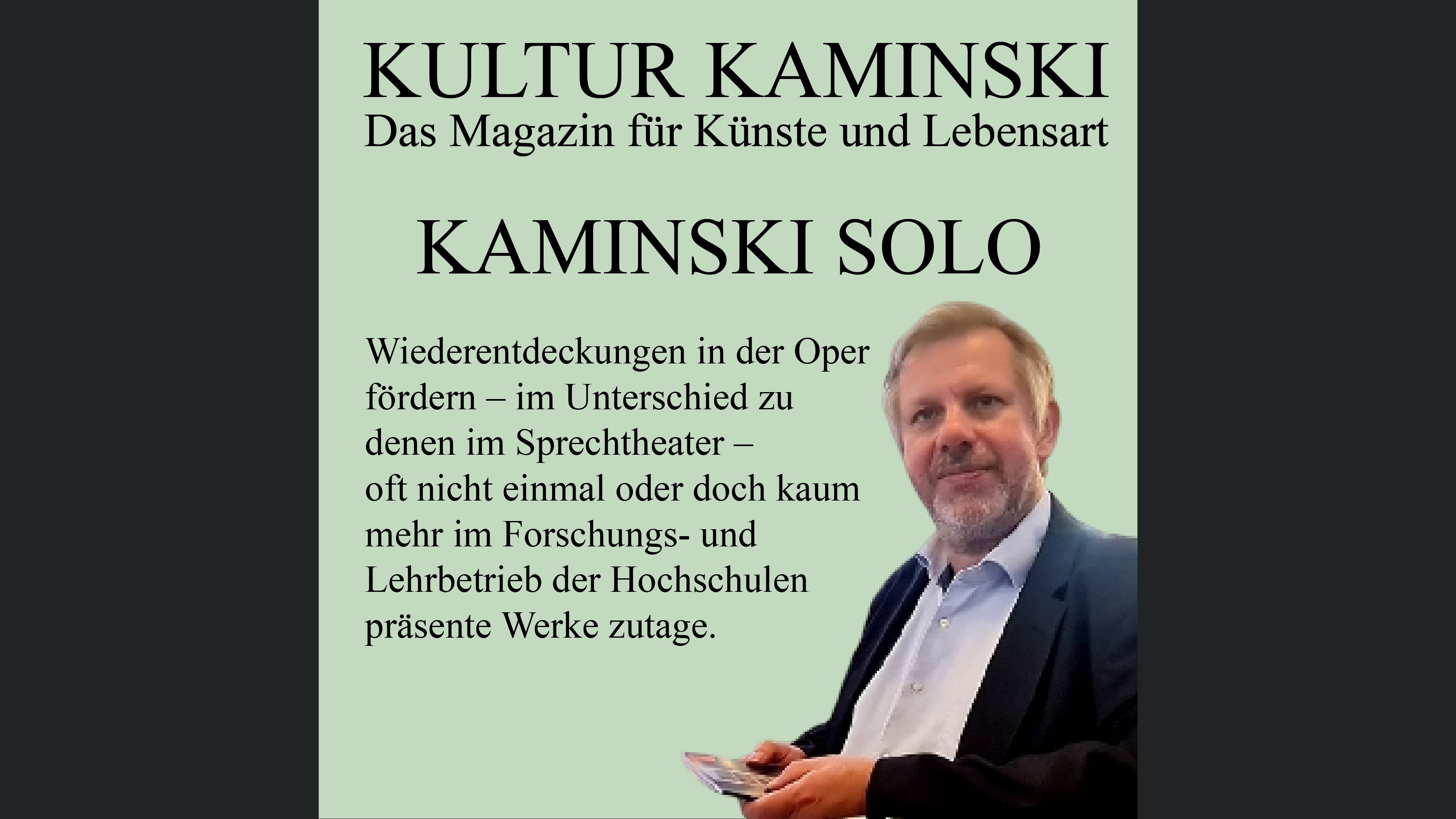 Uraufführungen und Wiederentdeckungen 2