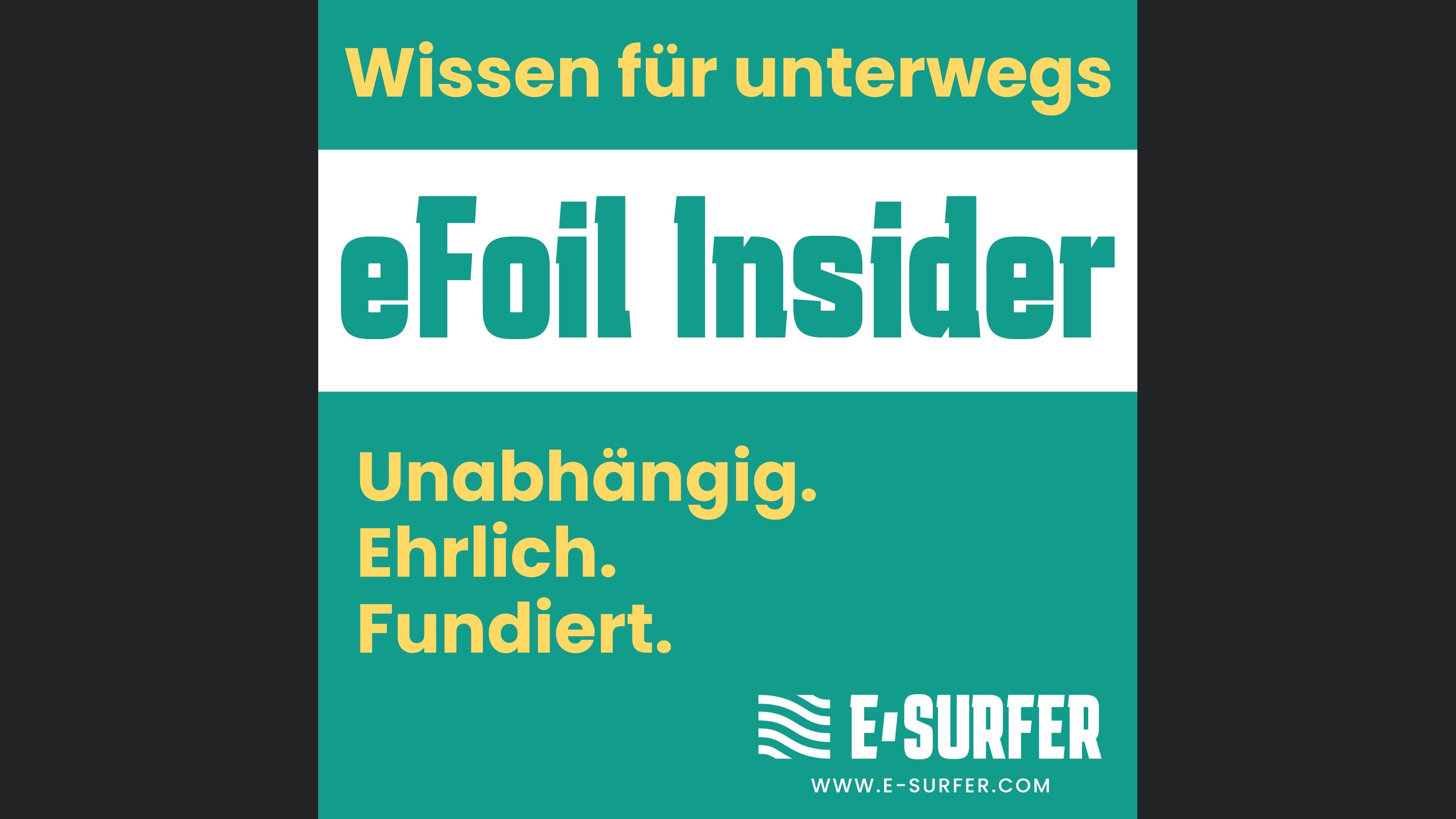 eFoil Insider - Unabhängig. Ehrlich. Fundiert.