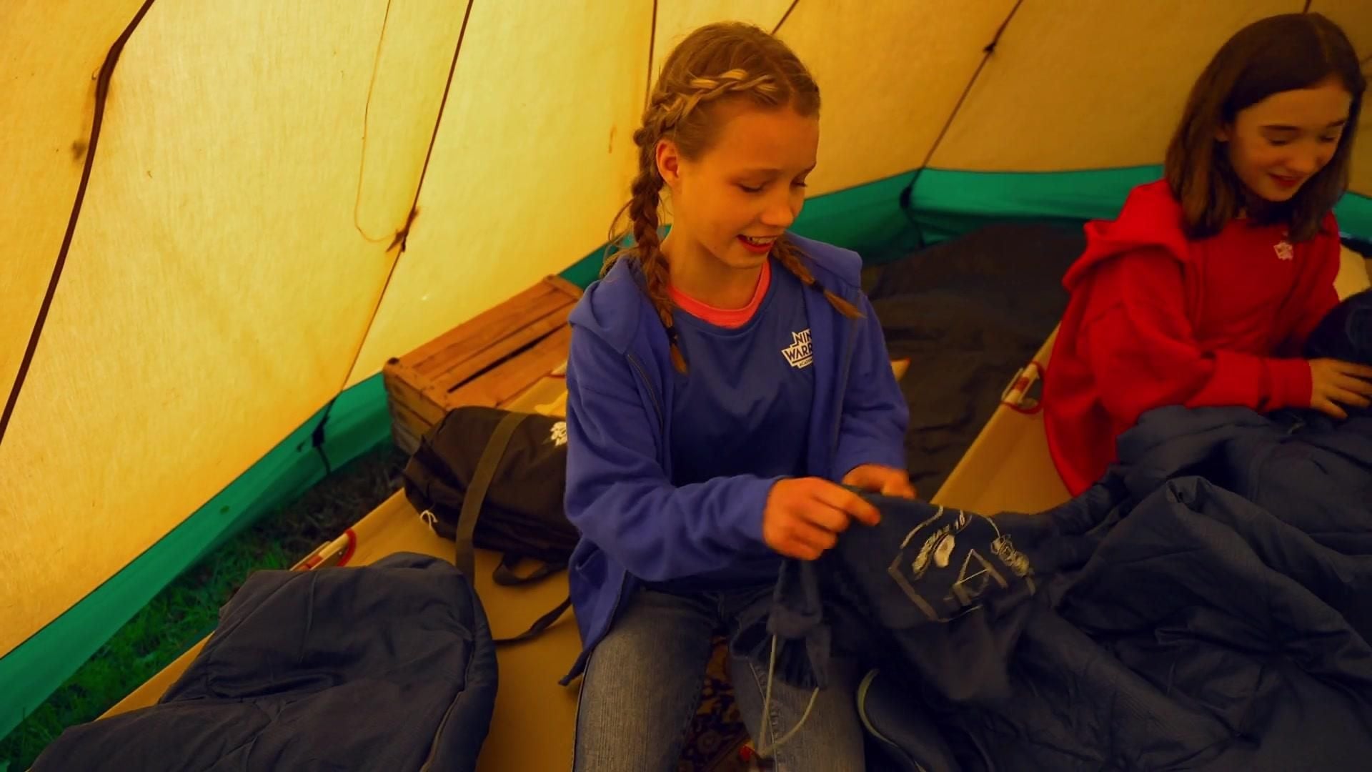 Einzug ins Camp