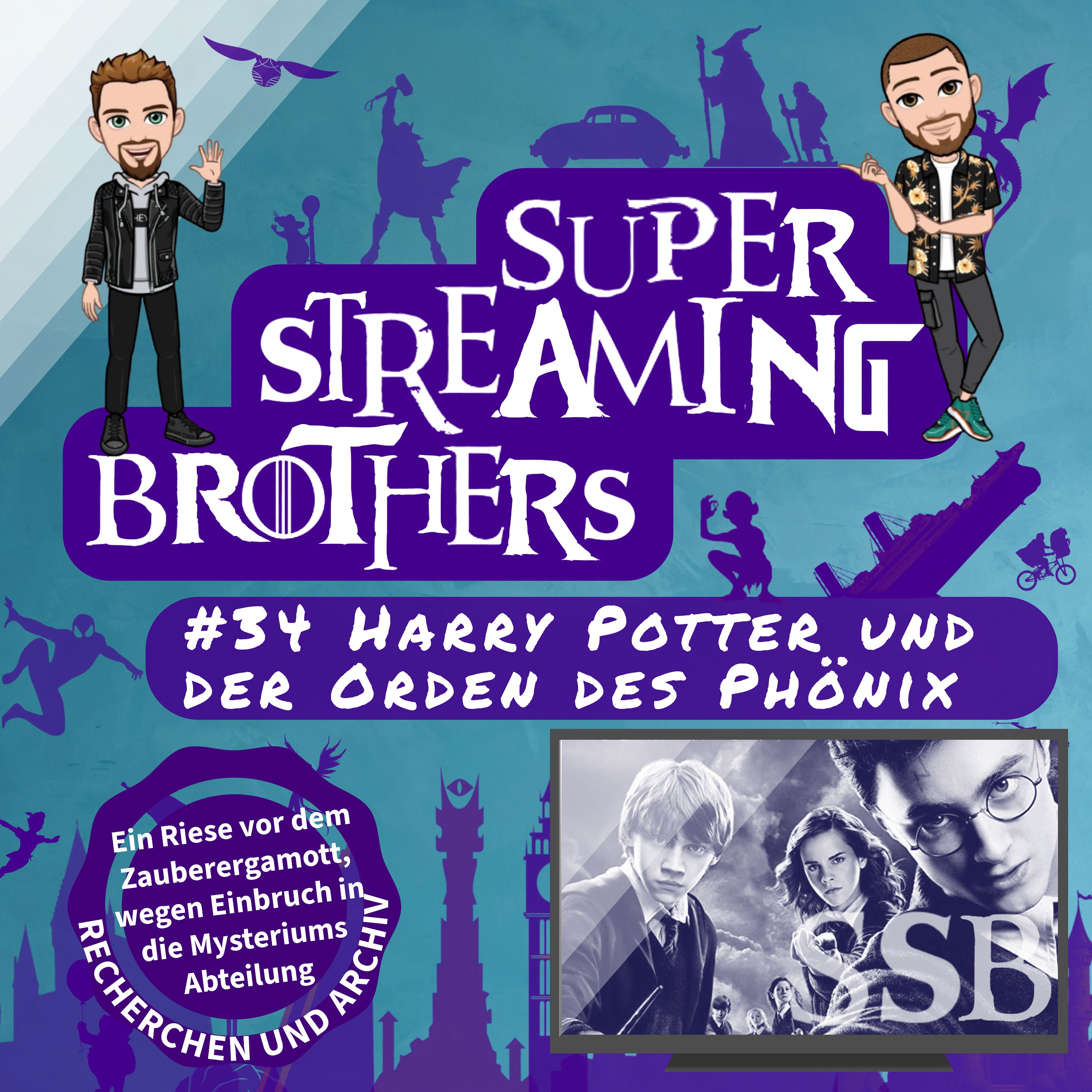 #34 Harry Potter und der Orden des Phönix | Ein Riese vor dem Zauberergamott, wegen Einbruch in die Mysteriums Abteilung