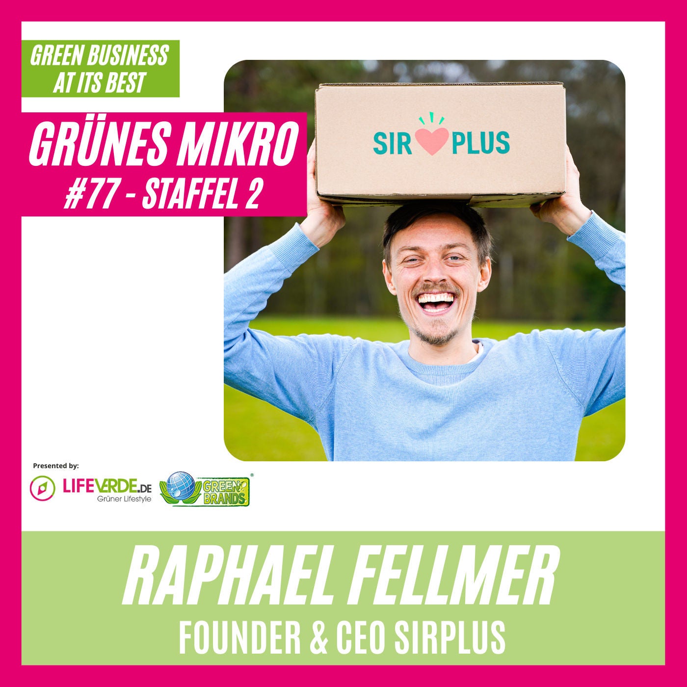 Der CEO von SIRPLUS Raphael Fellmer