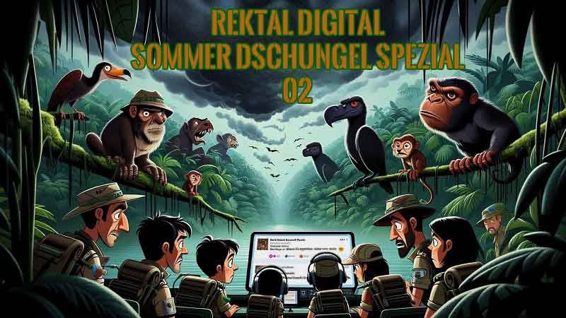 Rektal digital-005 Dschungelcamp Sommer Spezial 2 "Lachen, Leiden, Lästerattacken: Der wilde Dschungelstart" (Der Einzug und Tag 1)