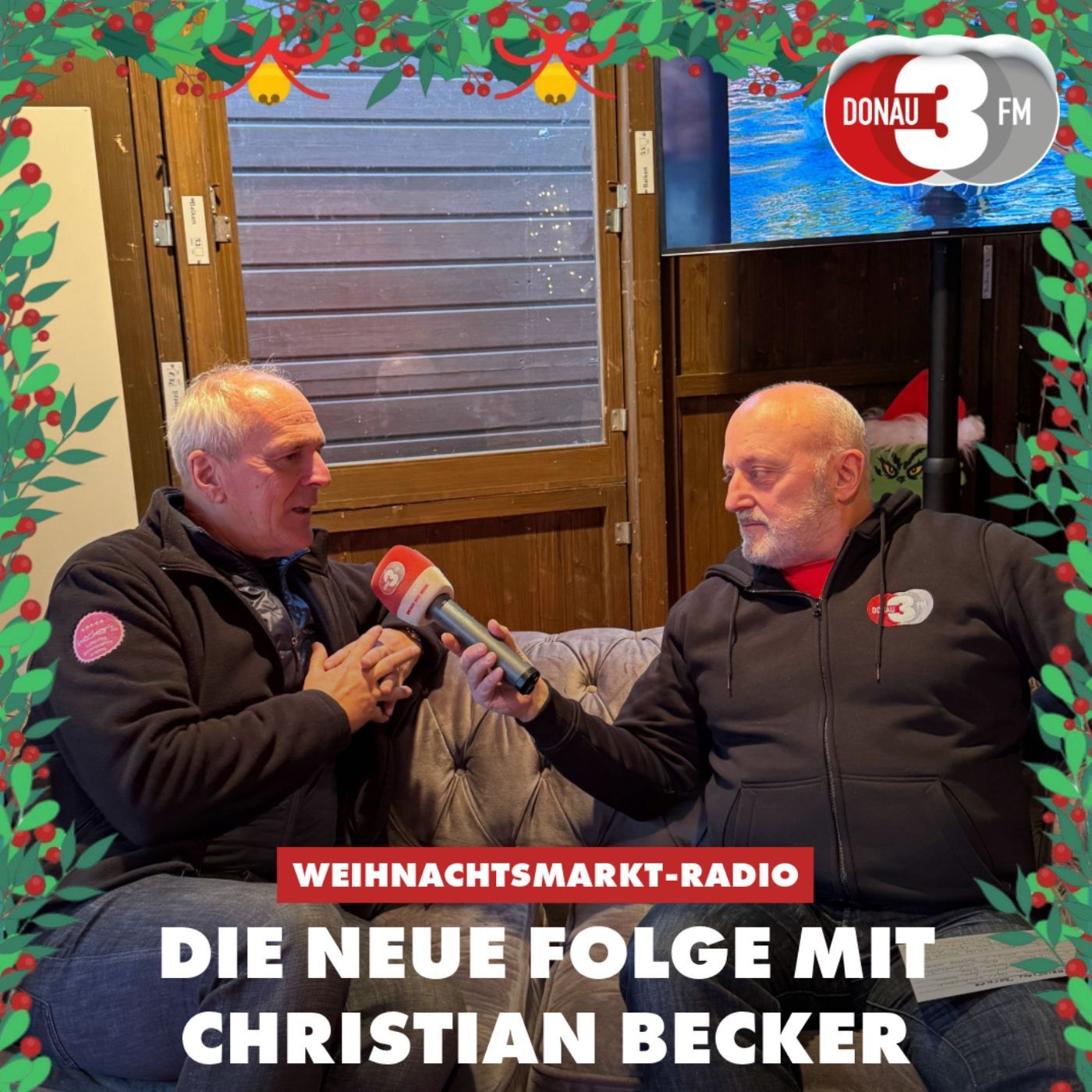 Das DONAU 3 FM Weihnachtsmarkt- Radio mit Kultgastronom Christian Becker