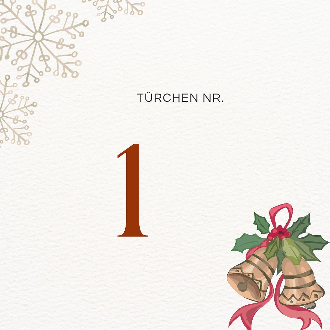 1. Adventskalendertürchen 2025