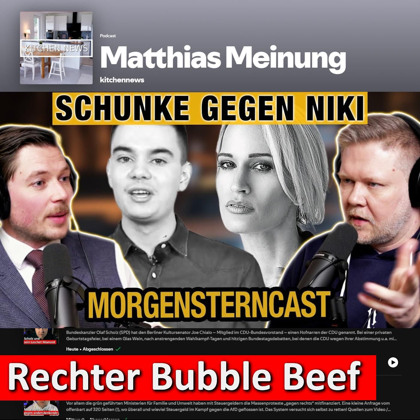 Morgenstern & kitchennews: Wehrpflicht für Frauen?