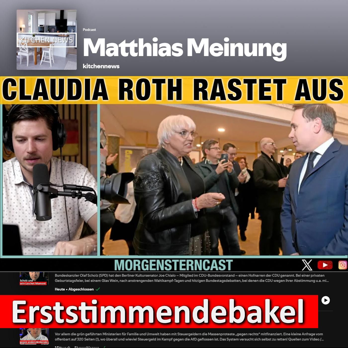 Morgenstern & kitchennews: "Sie haben 20% AfD in Deutschland zu verantworten!"