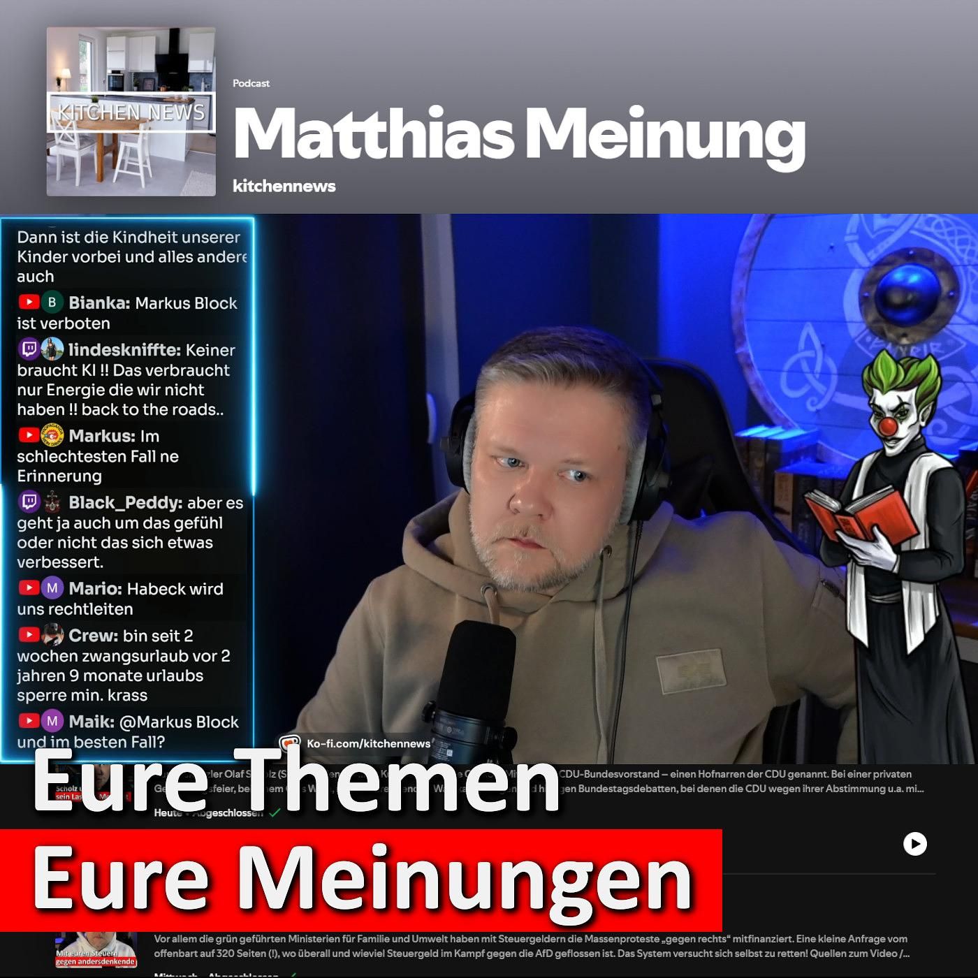 Clownswelt & kitchennews: Zuschauergespräche und mehr
