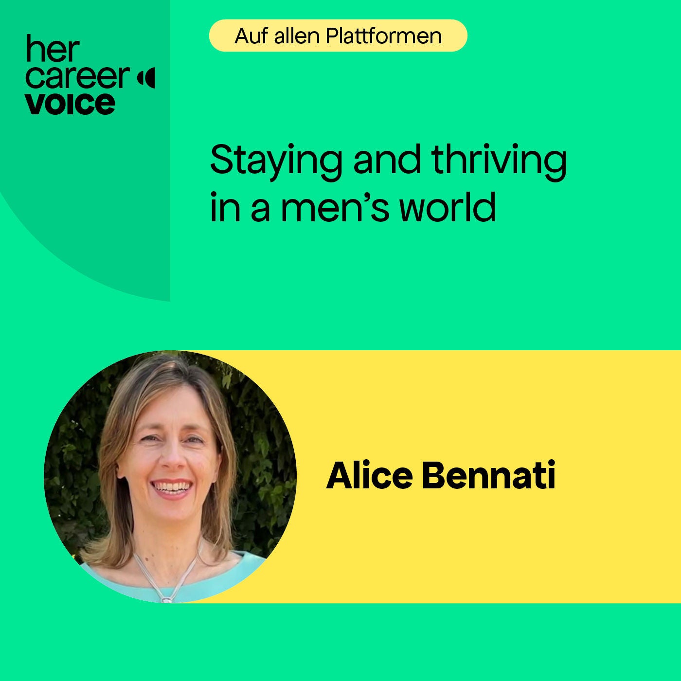 Alice Bennati: Staying and thriving in a men’s world