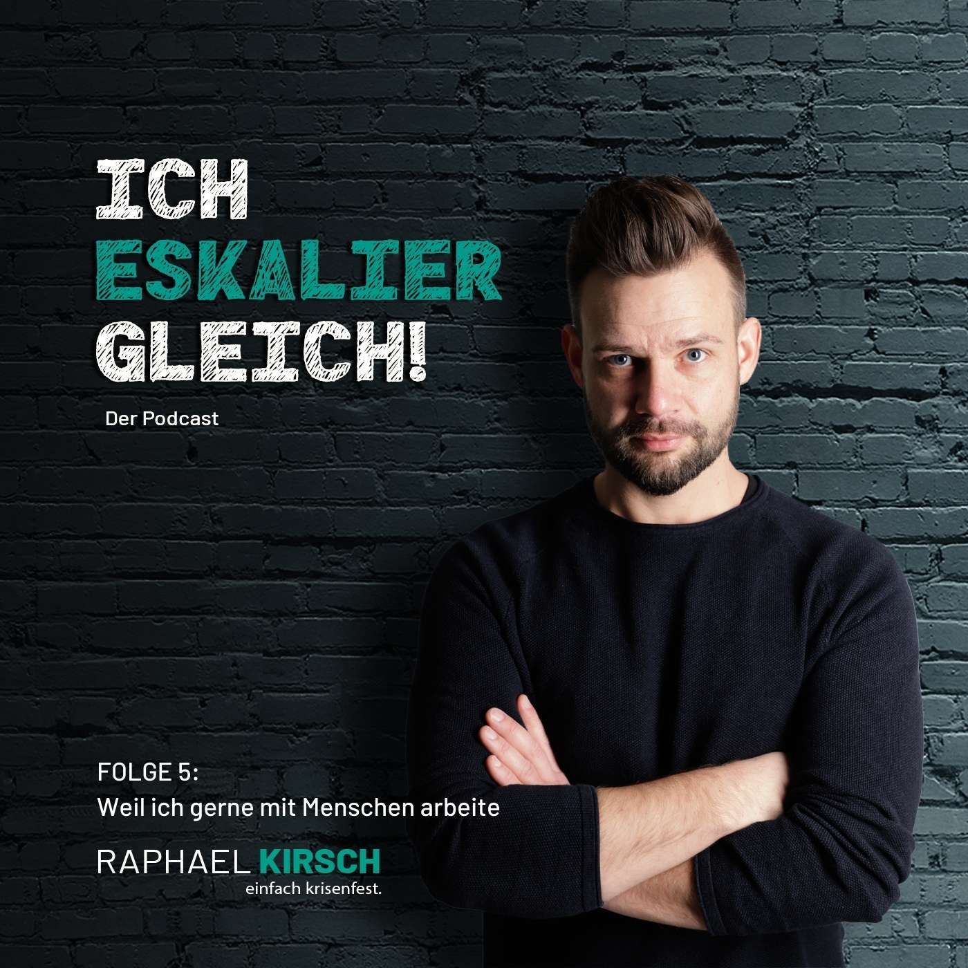 Weil ich gerne mit Menschen arbeite...