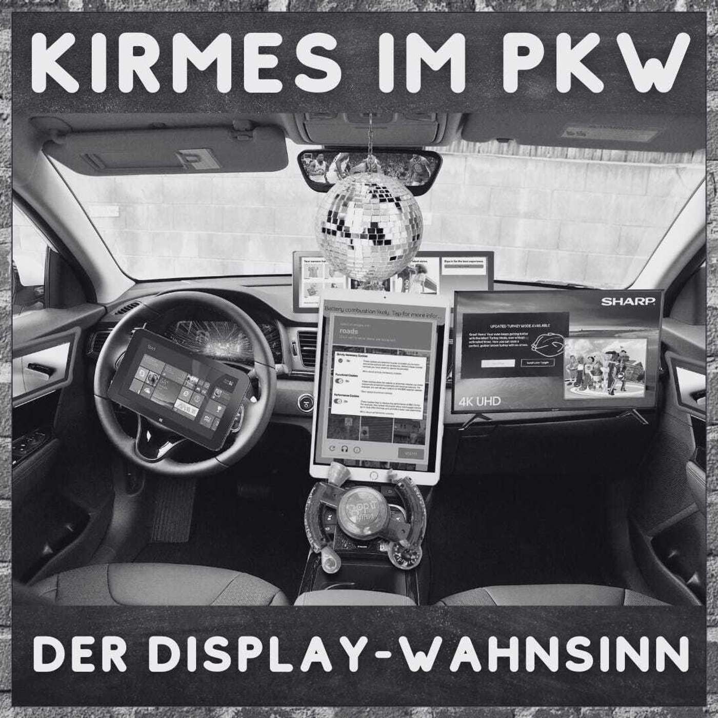 Der Display-Wahn der Automobil-Industrie