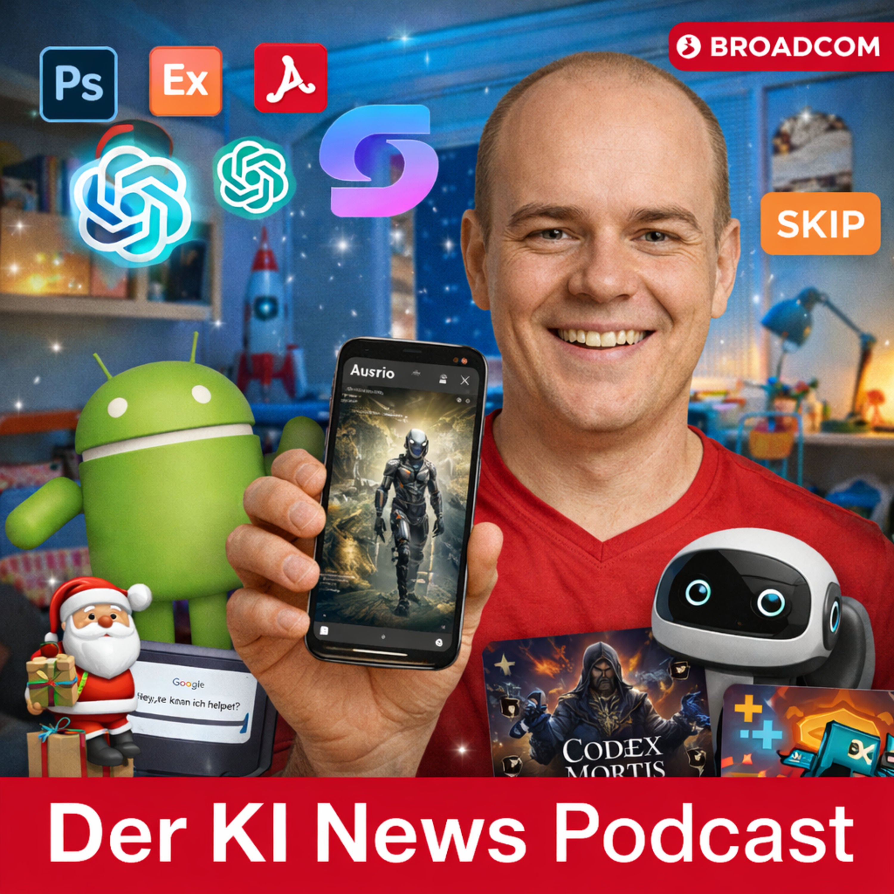 ChatGPT mit Photoshop Integration | 28 Tage Entwicklung für Sora App dank KI | Gemini in Google Translate | Anthropic kauft Google Chips bei Broadcom | iRobot Insolvenz