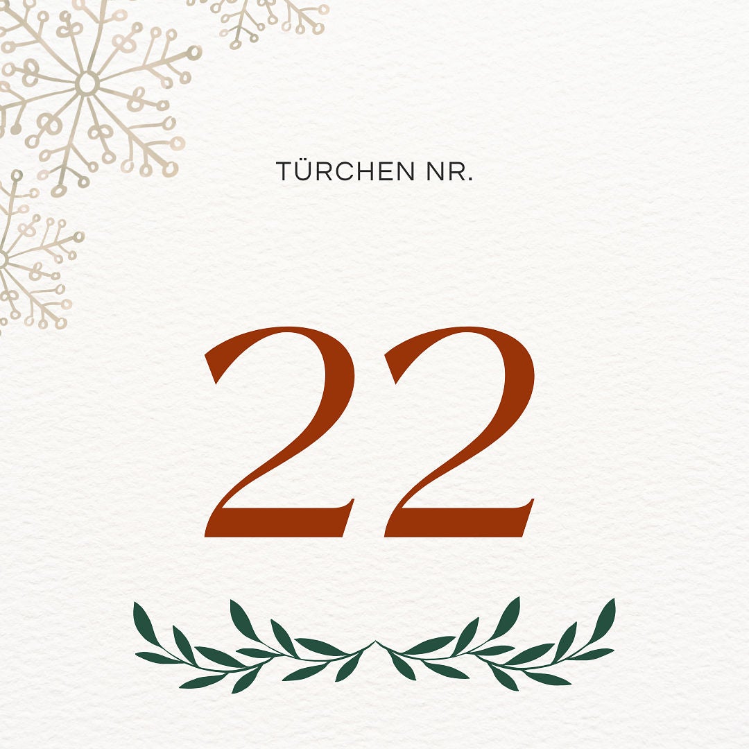 22. Adventskalendertürchen 2025