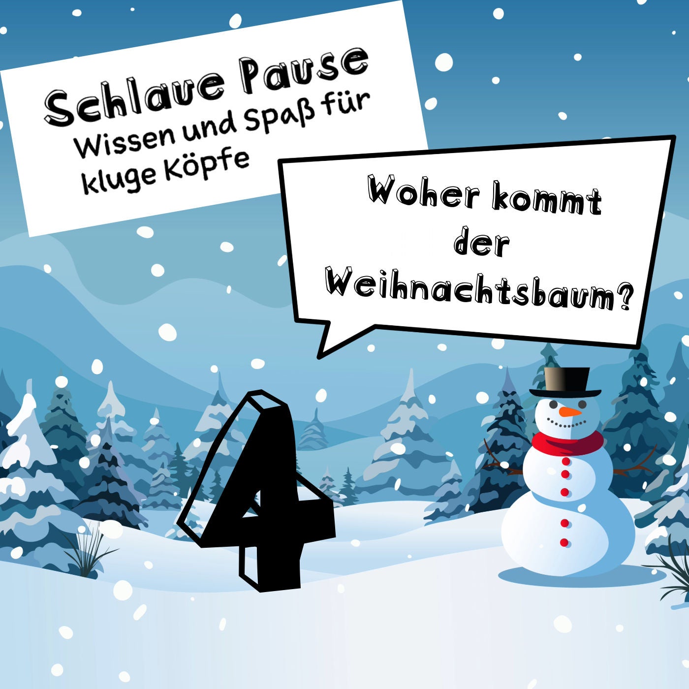 4. Adventtürchen: Woher kommt der Weihnachtsbaum?