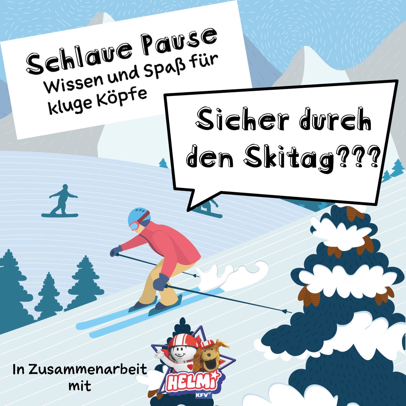 Was muss ich beachten, damit ich sicher und fit durch den Skitag komme?