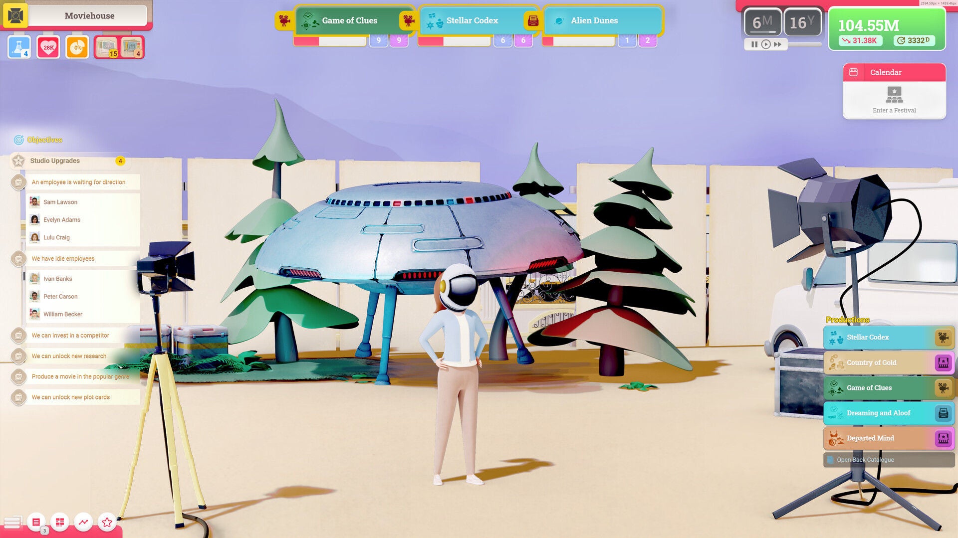 Moviehouse - Film Studio Tycoon Test