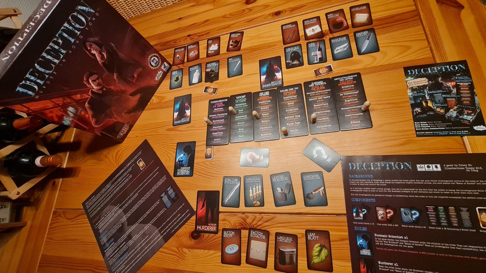 BoardGameFeature Deception/Getäuscht - Murder in Hong Kong Test