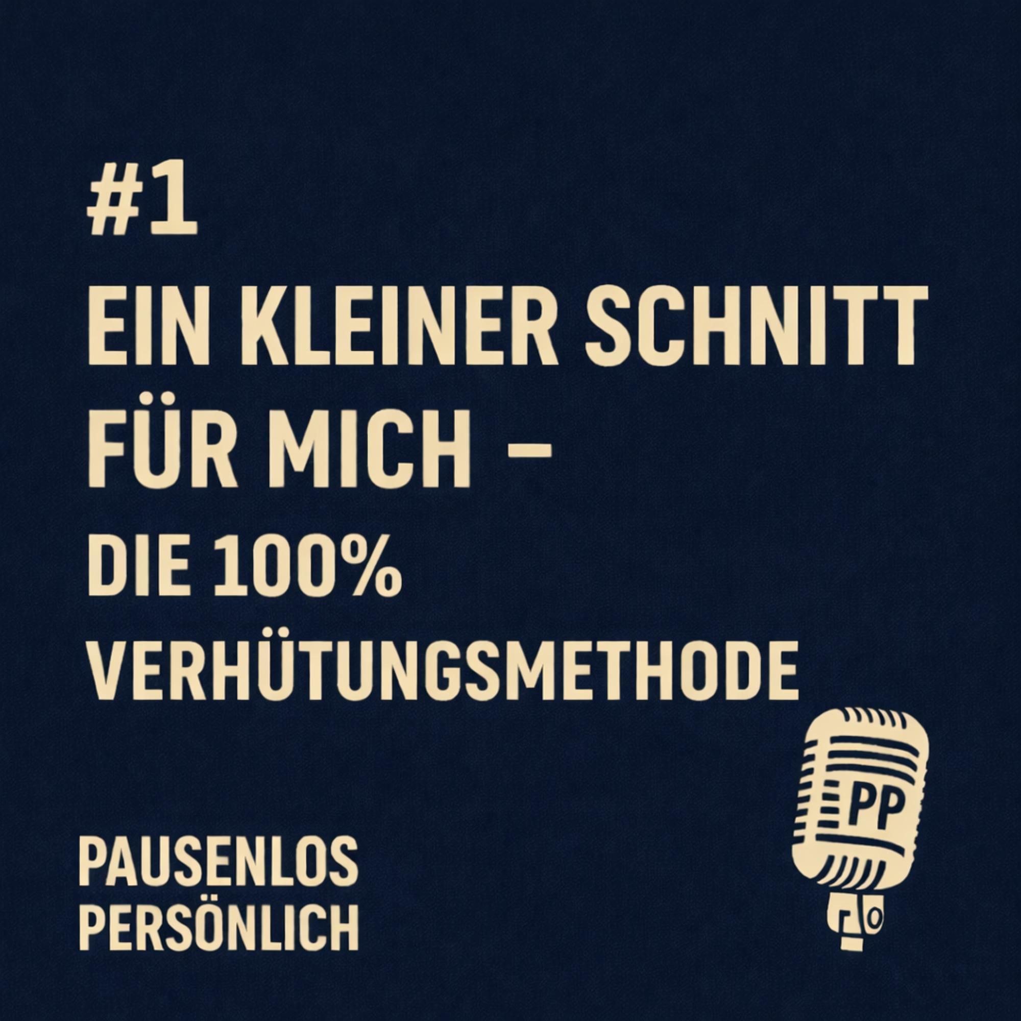 Ein kleiner Schnitt für mich