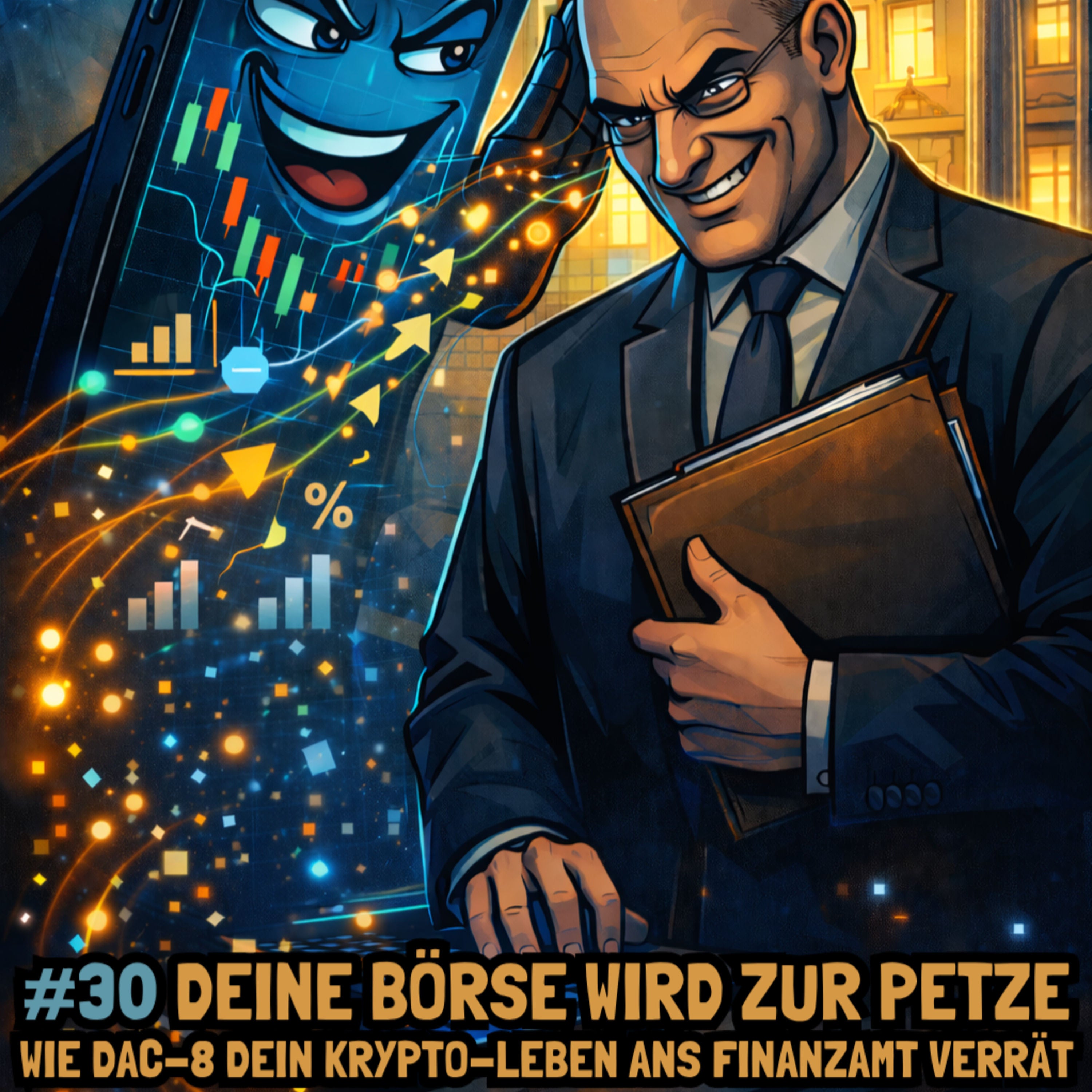 #30 Deine Börse wird zur Petze – wie DAC-8 dein Krypto-Leben ans Finanzamt verrät