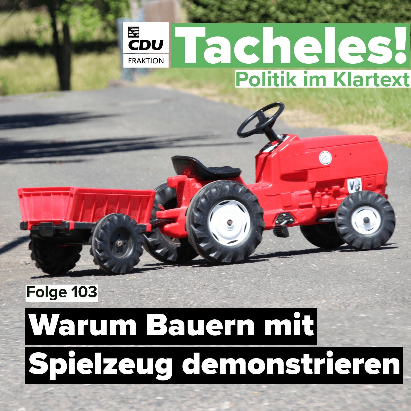 Warum Bauern mit Spielzeug demonstrieren