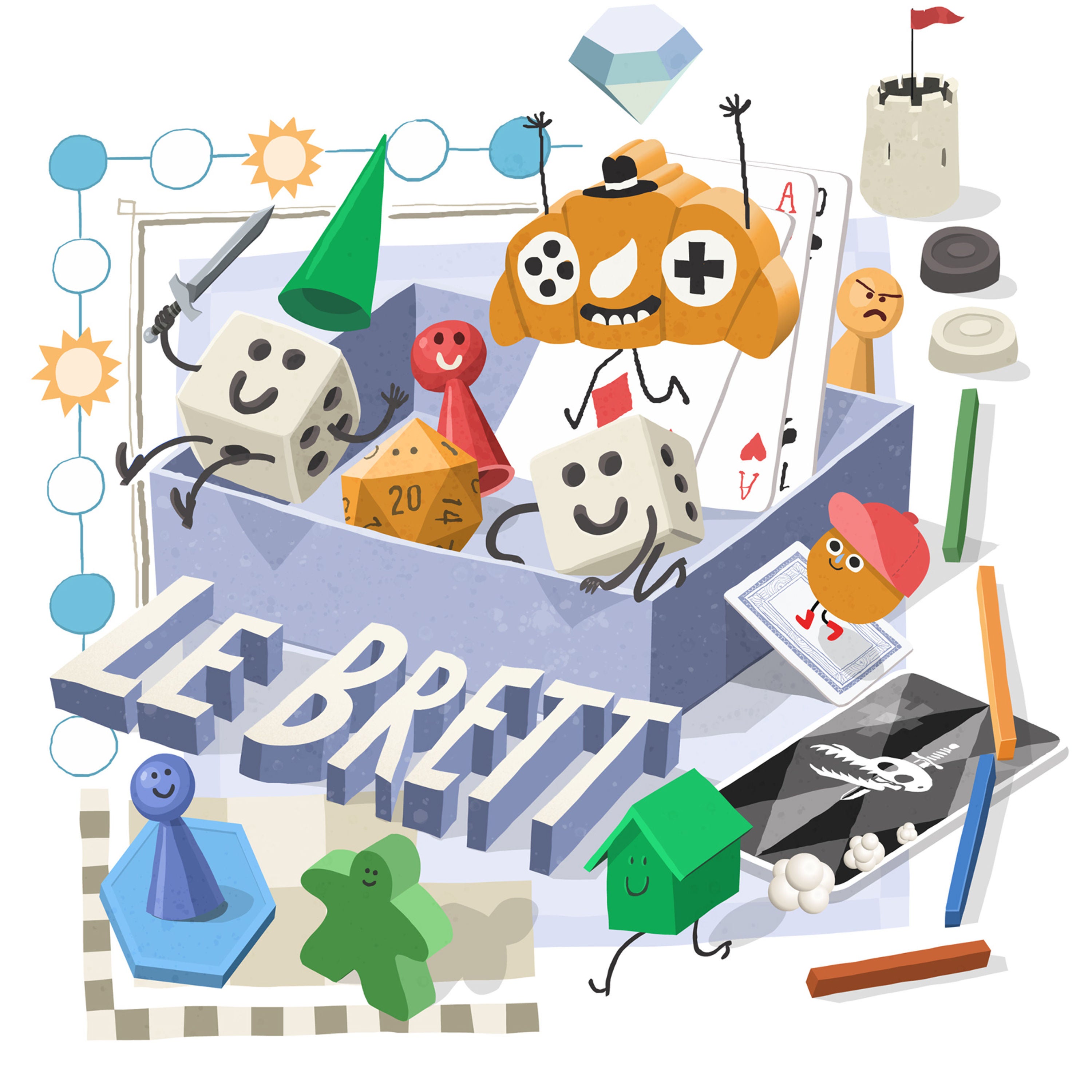Le Brett: Offline-Tetris, kle(e)vere Wortspiele und ein einzigartiges Horror-Erlebnis