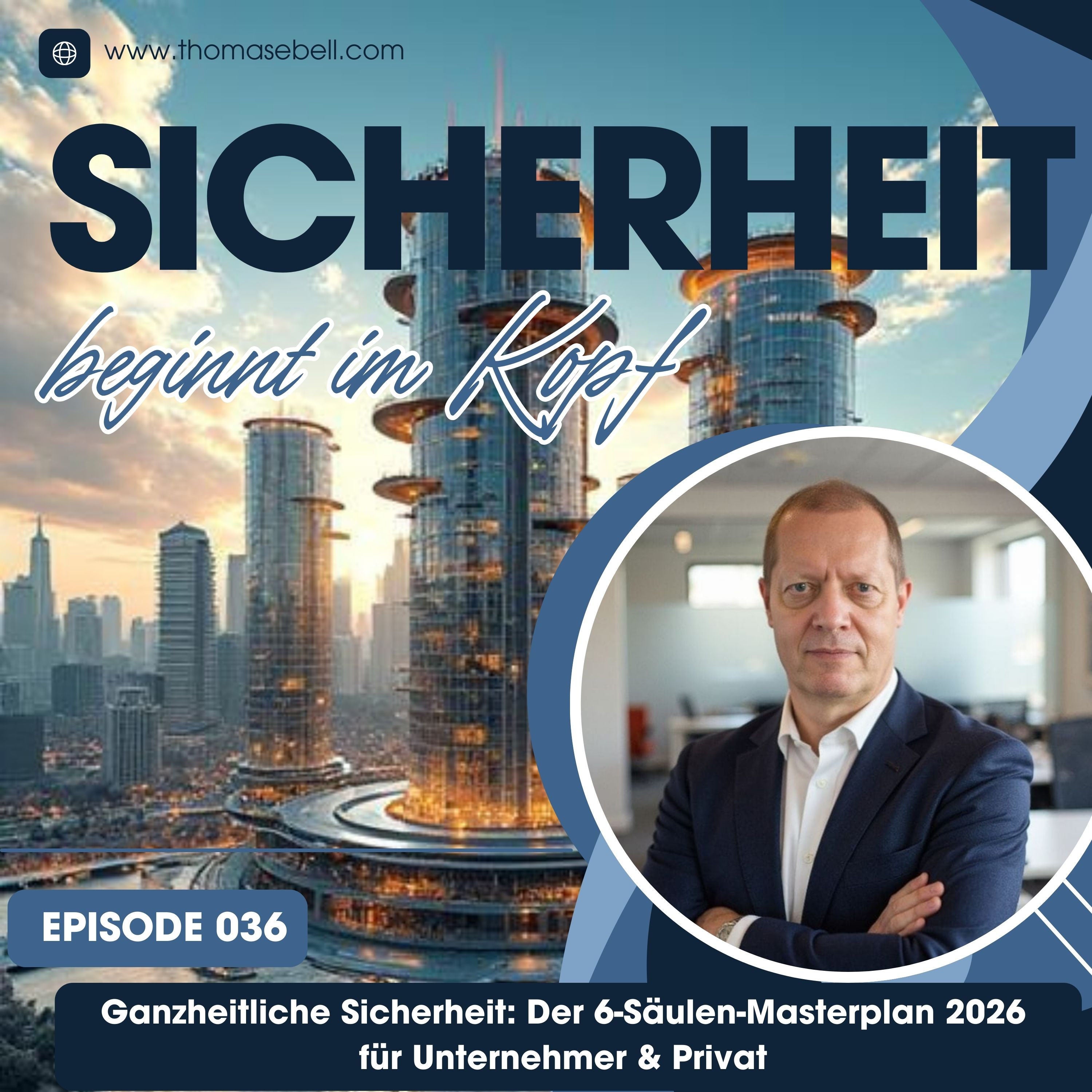 Ganzheitliche Sicherheit - der 6 Säulen Masterplan 2026 für Unternehmer und Privat