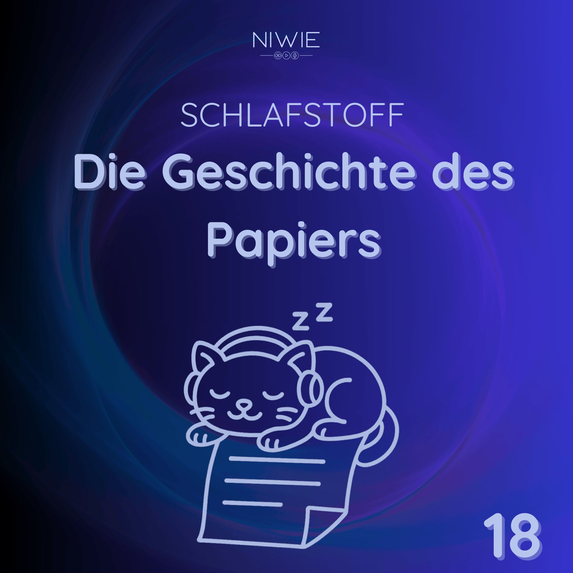 18 - Papier zum Einschlafen