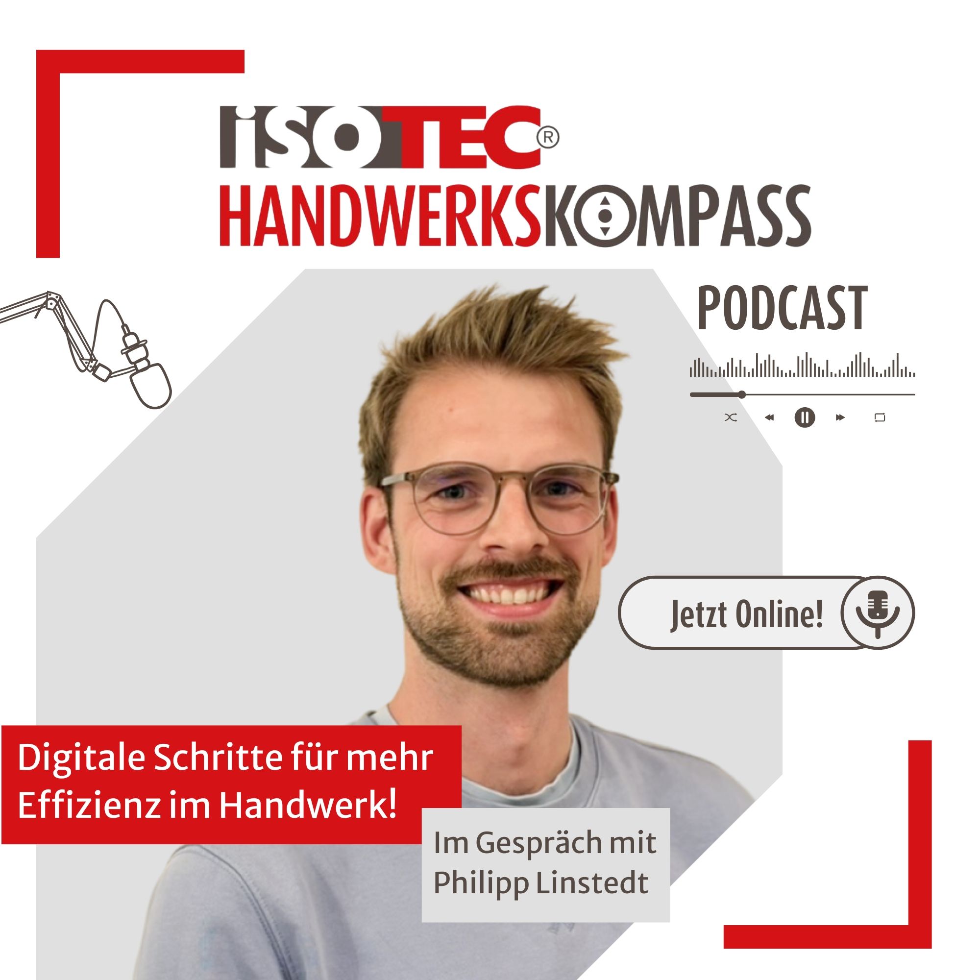 Digitale Schritte für mehr Effizienz im Handwerk mit Craftboxx | ISOTEC-Handwerkskompass Podcast #21