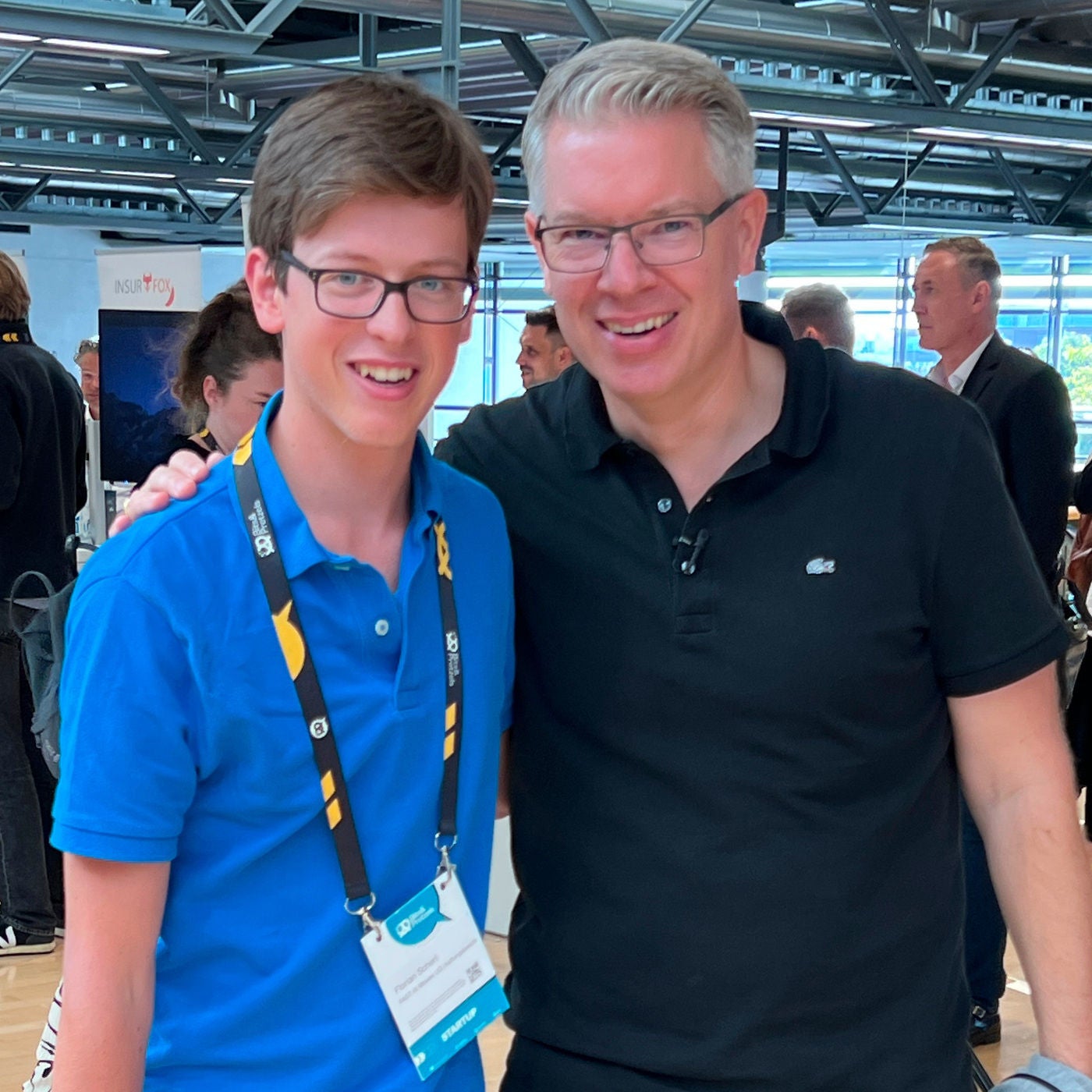 Der 19-jährige CEO - das KI-Talent Florian Scherl