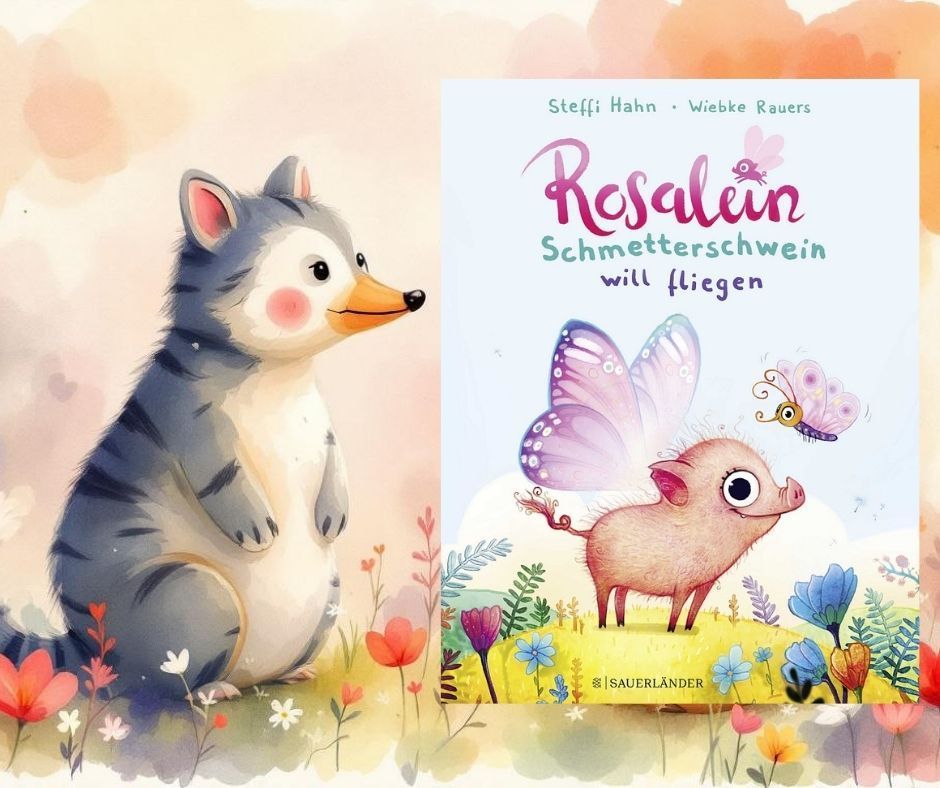 [Buchrezension] „Rosalein Schmetterschwein will fliegen“ – Warum dieses Kinderbuch über Mut und Freundschaft ALLE begeistert