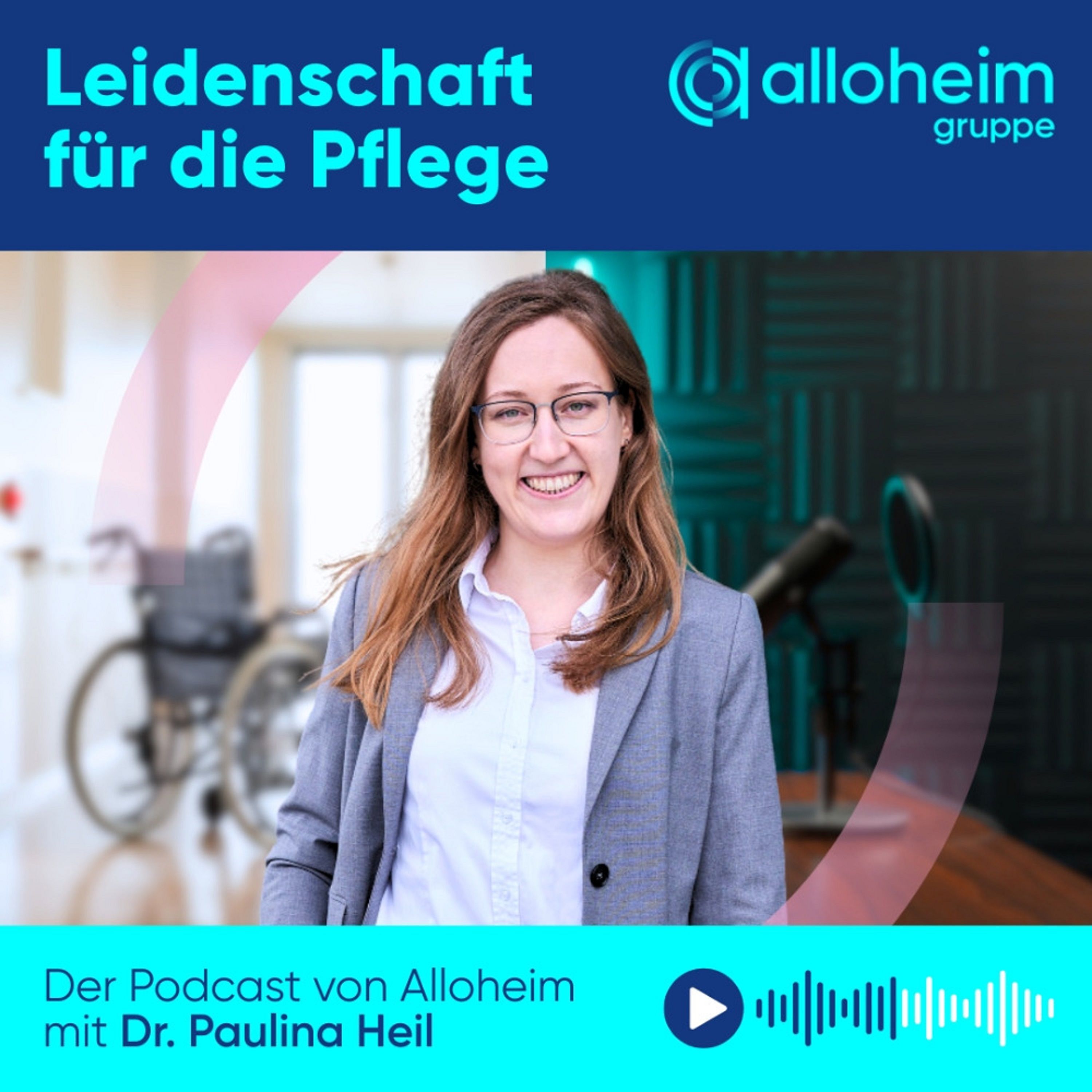 Dreijährige Pflegefachkraftausbildung, Dr. Paulina Heil im Gespräch mit Auszubildenden