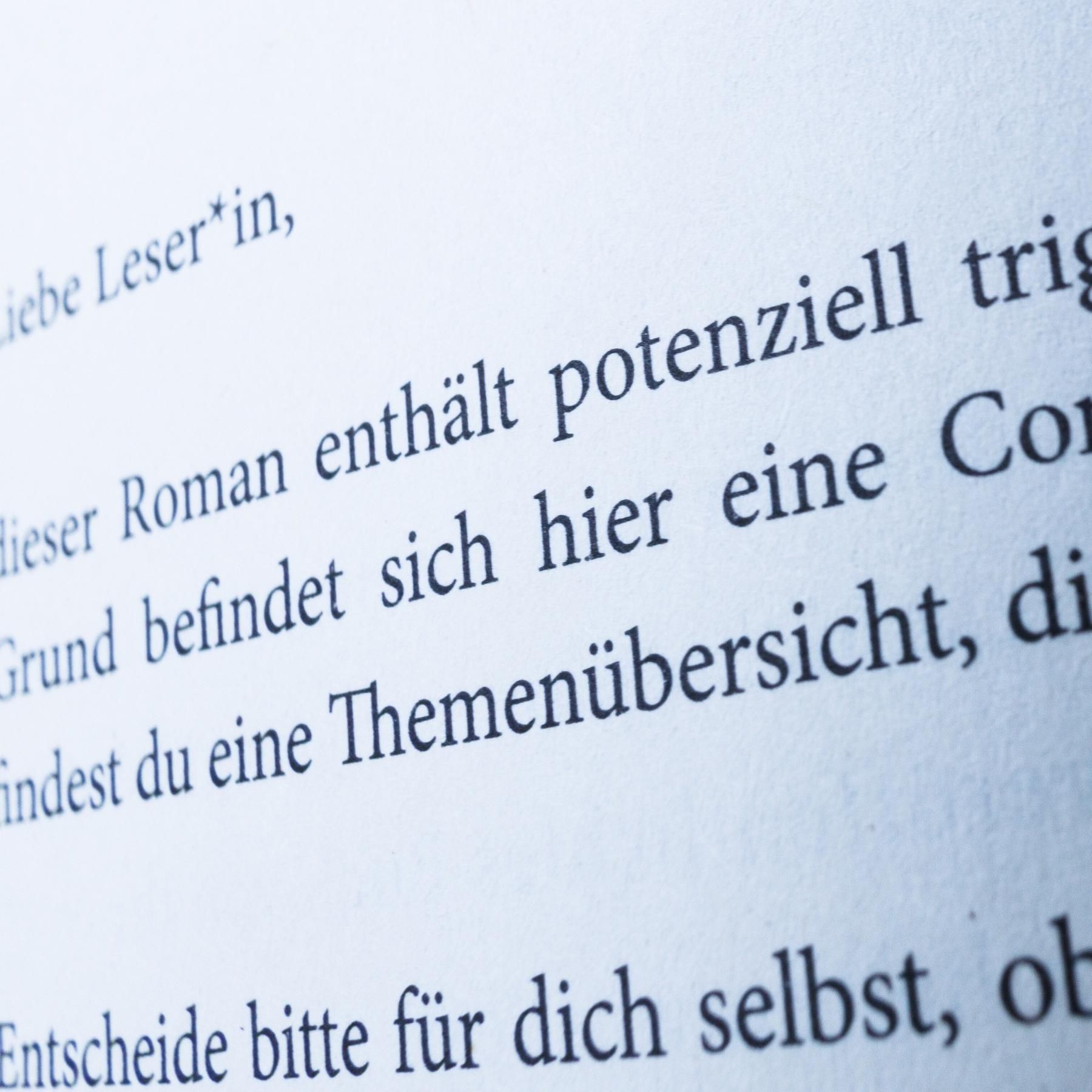 Triggerwarnung - Können Bücher wirklich gefährlich werden?