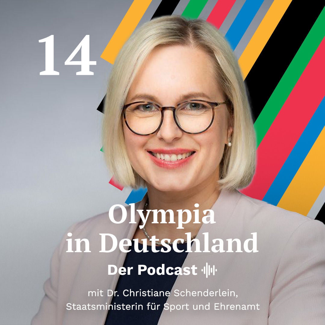 Staatsministerin Dr. Christiane Schenderlein: "Die Olympiabewerbung ist ein Zukunftsweg"