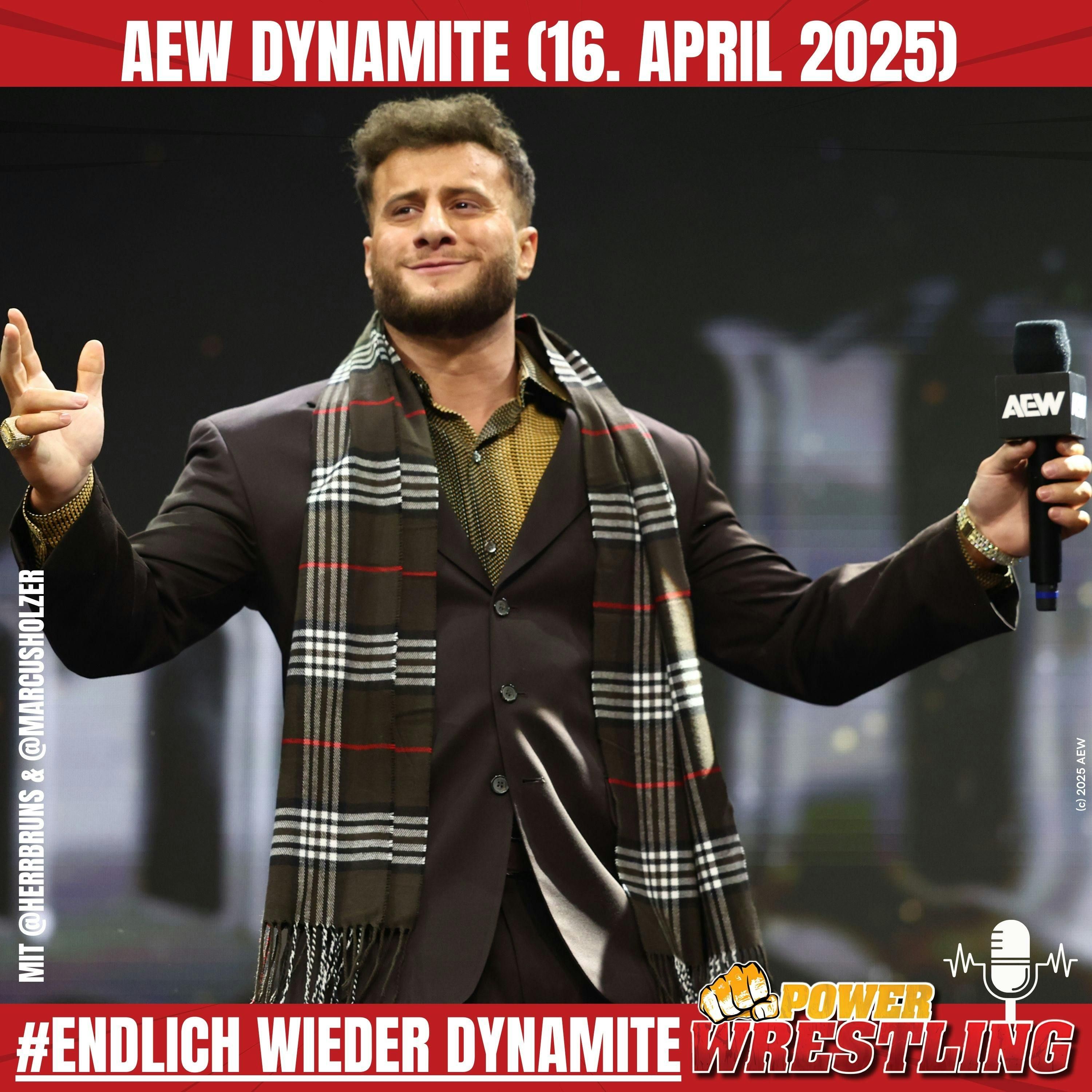 AEW Dynamite (16.4.25): Titelwechsel! Wrestling-Star debütiert! MJF macht verlockendes Angebot!