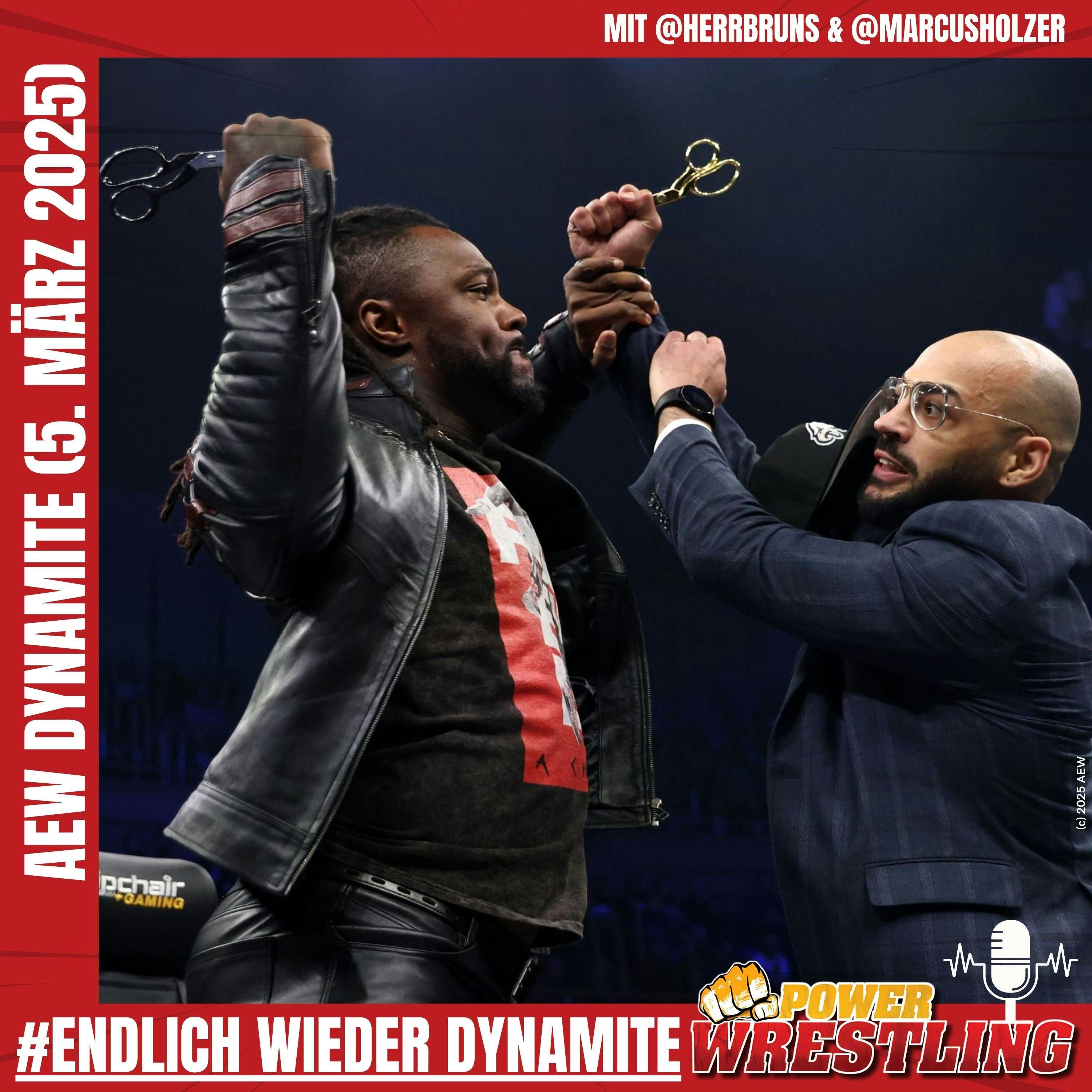 AEW Dynamite (5.3.25): MJF will Hangman anzünden! Schere schneidet Ricochet!