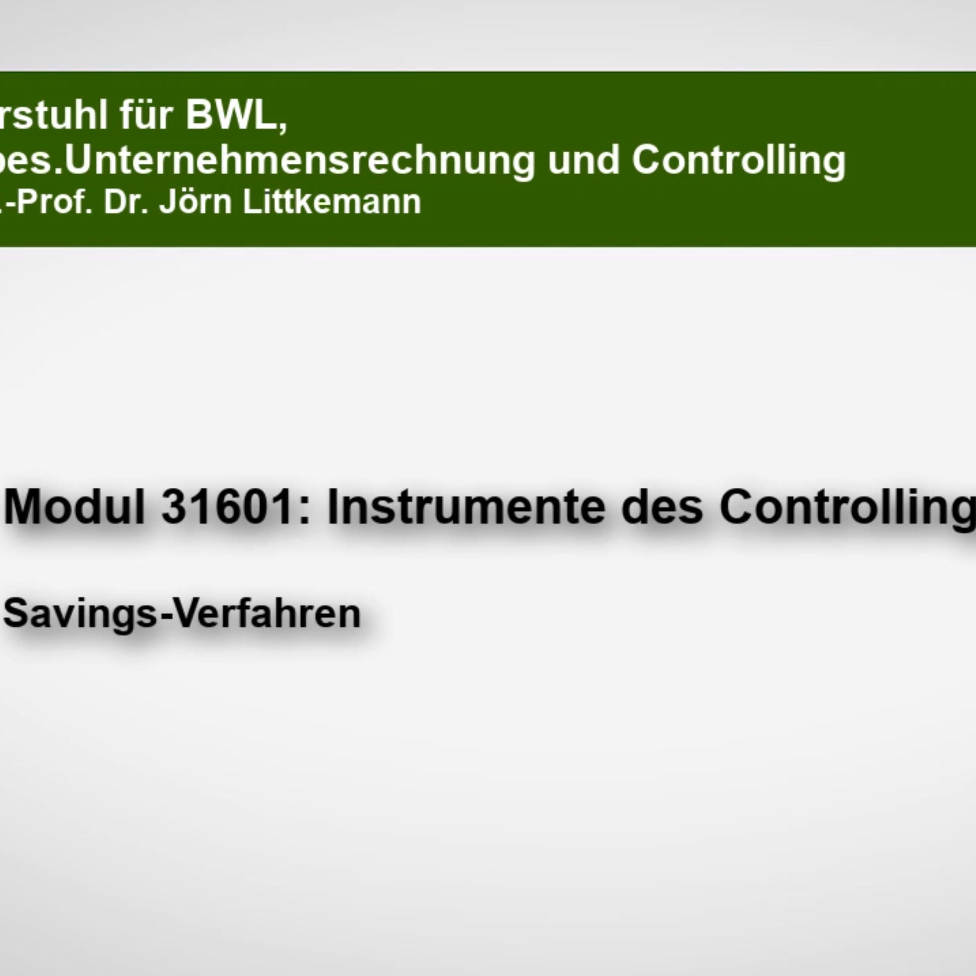 Savings-Verfahren: Tourenplanung