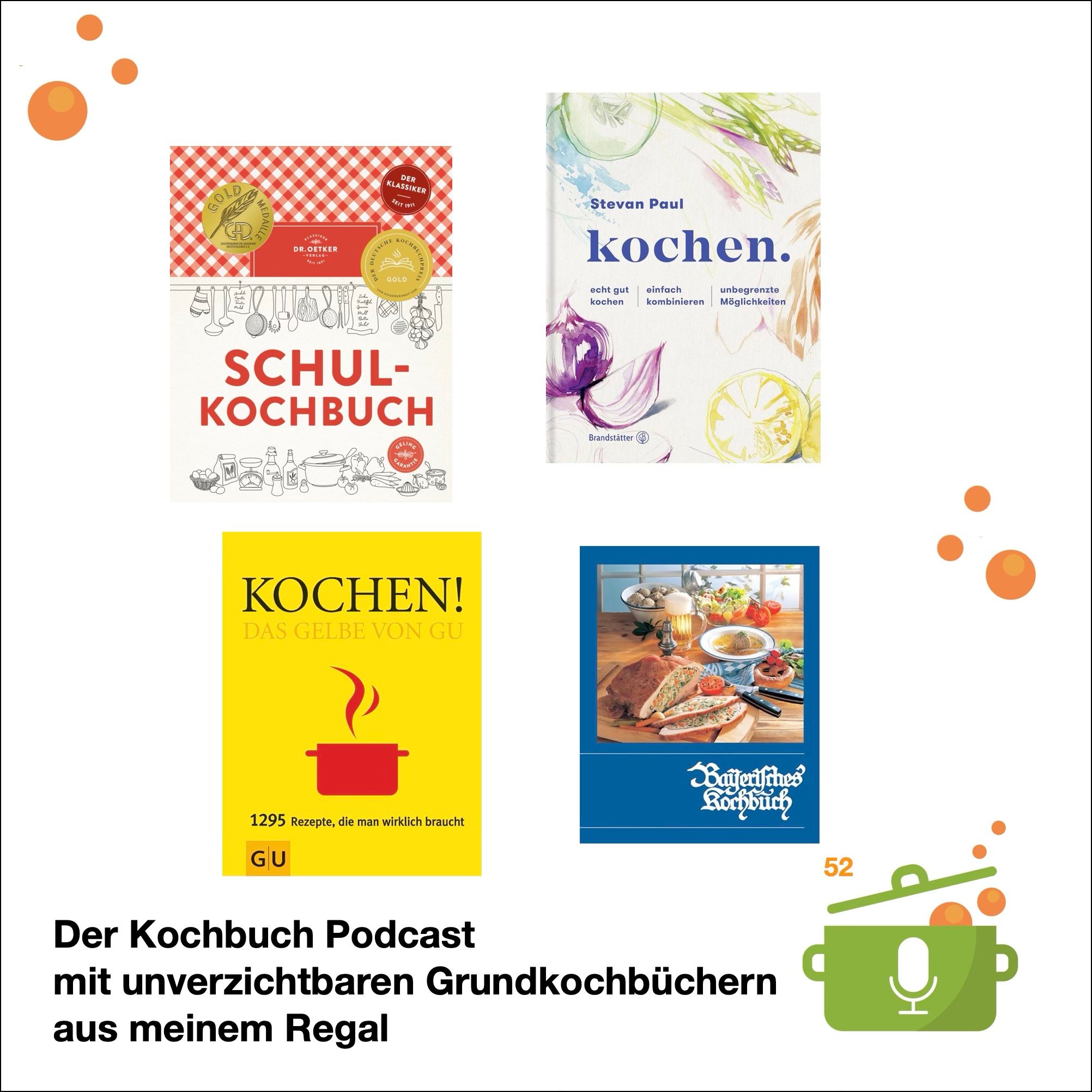 Grundkochbücher statt googeln oder warum ich meine Standardbücher so liebe