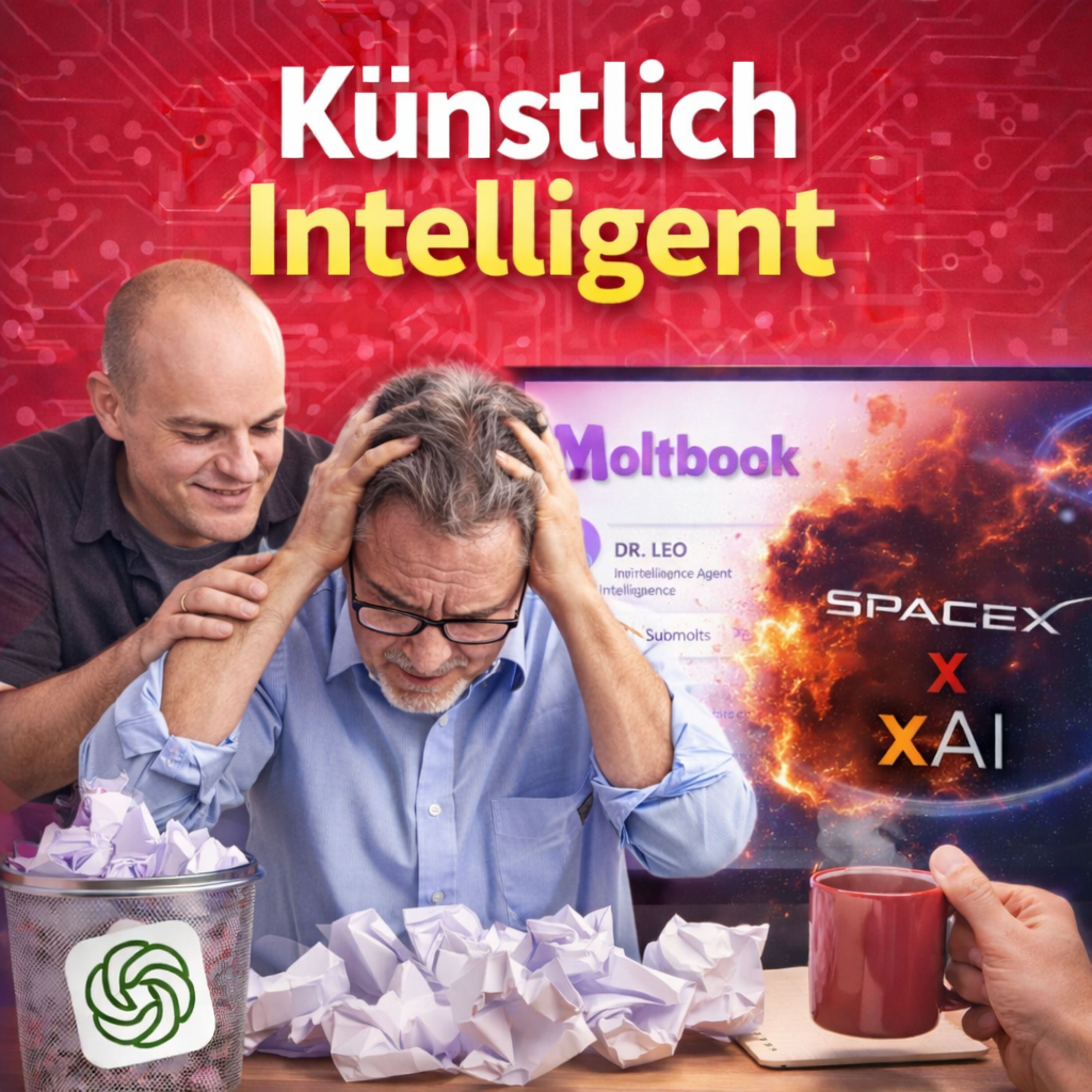 Moltbook - soziales Netzwerk für OpenClaw (Moltbot) KI Agenten und ohne Menschen, oder? | Uni Prof verliert 2 Jahre Arbeit dank ChatGPT | Google Voice Clone | Elon Musk verschmilzt SpaceX und xAI