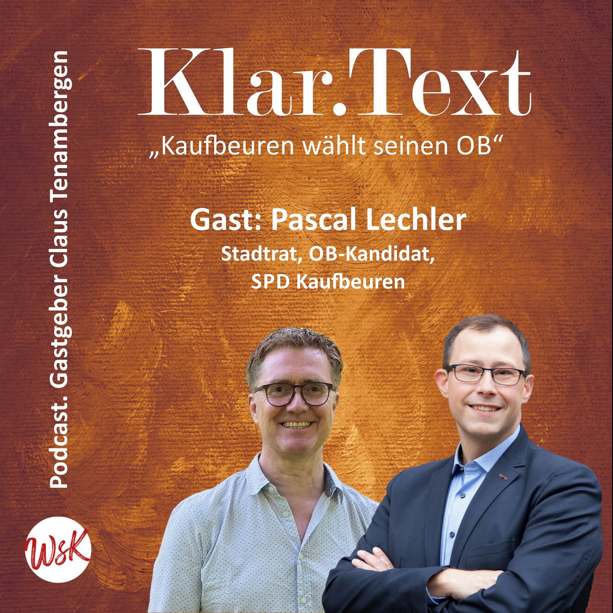 Kaufbeuren wählt seinen OB: Claus Tenambergen im Gespräch mit OB-Kandidat Pascal Lechler (SPD)