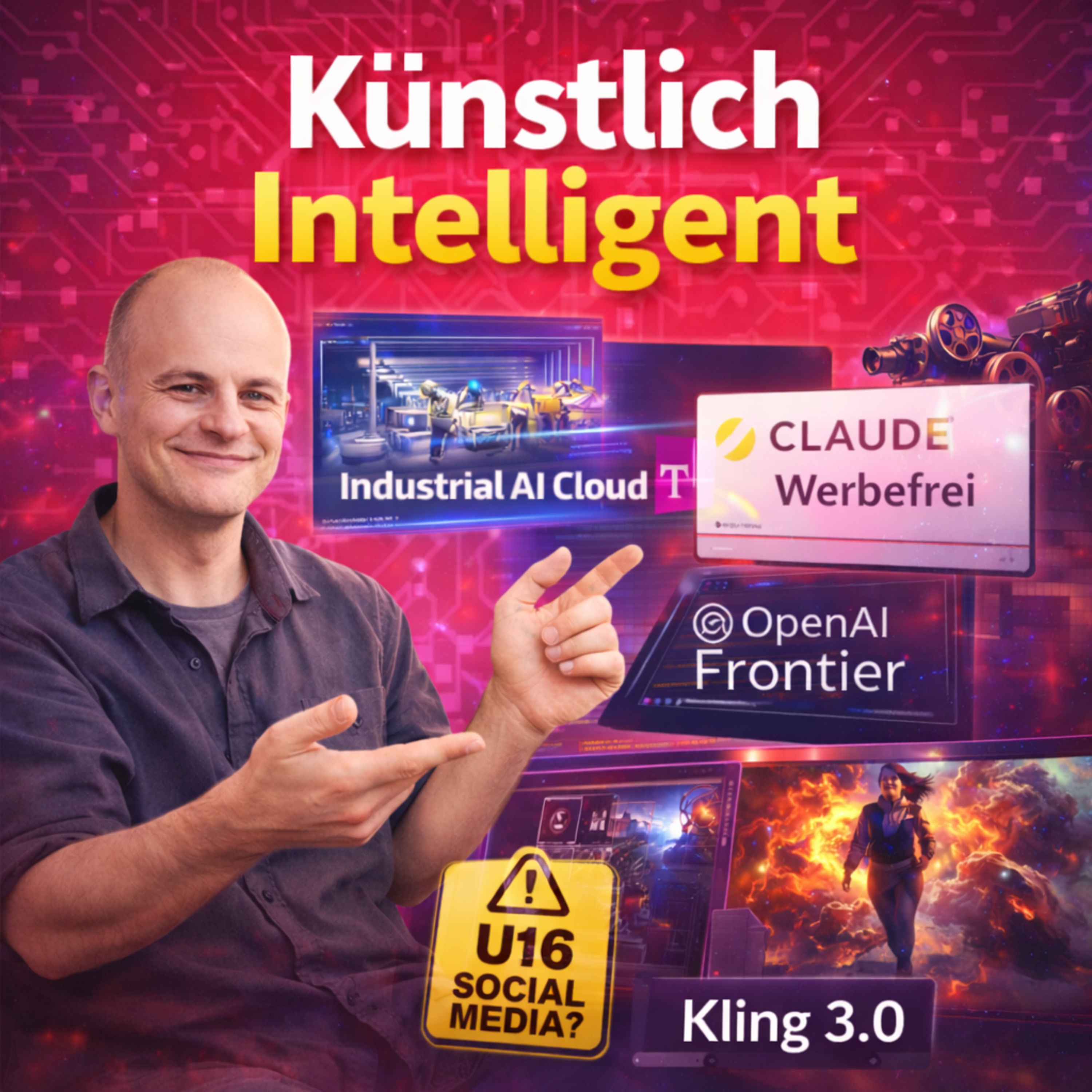 Telekom KI-Fabrik in München 🚀 | OpenAI präsentiert GPT-5.3-Codex | Claude Opus 4.6 | Amazon nutzt KI für Videos & Filme | Kling 3.0 | OpenClaw Opendoor | Rentahuman | KI Agenten heiraten