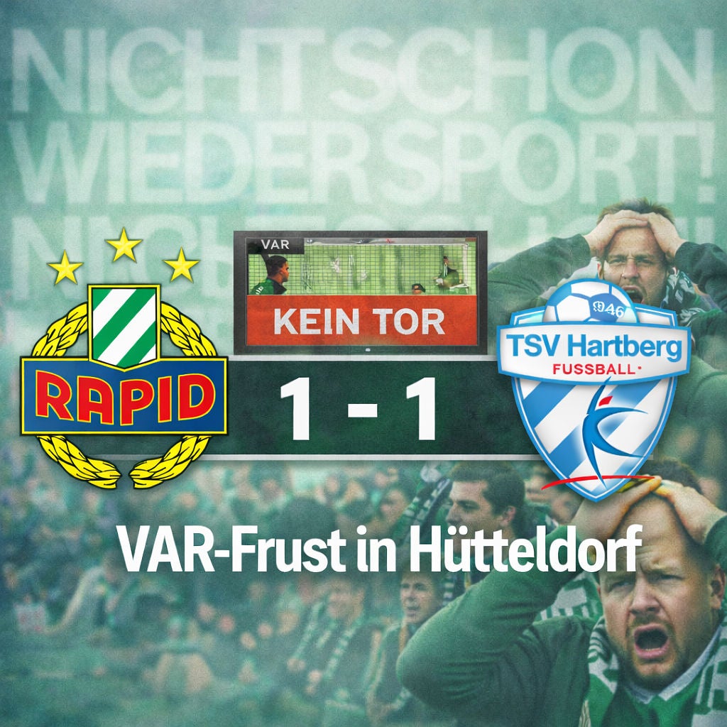 VAR-Frust in Hütteldorf