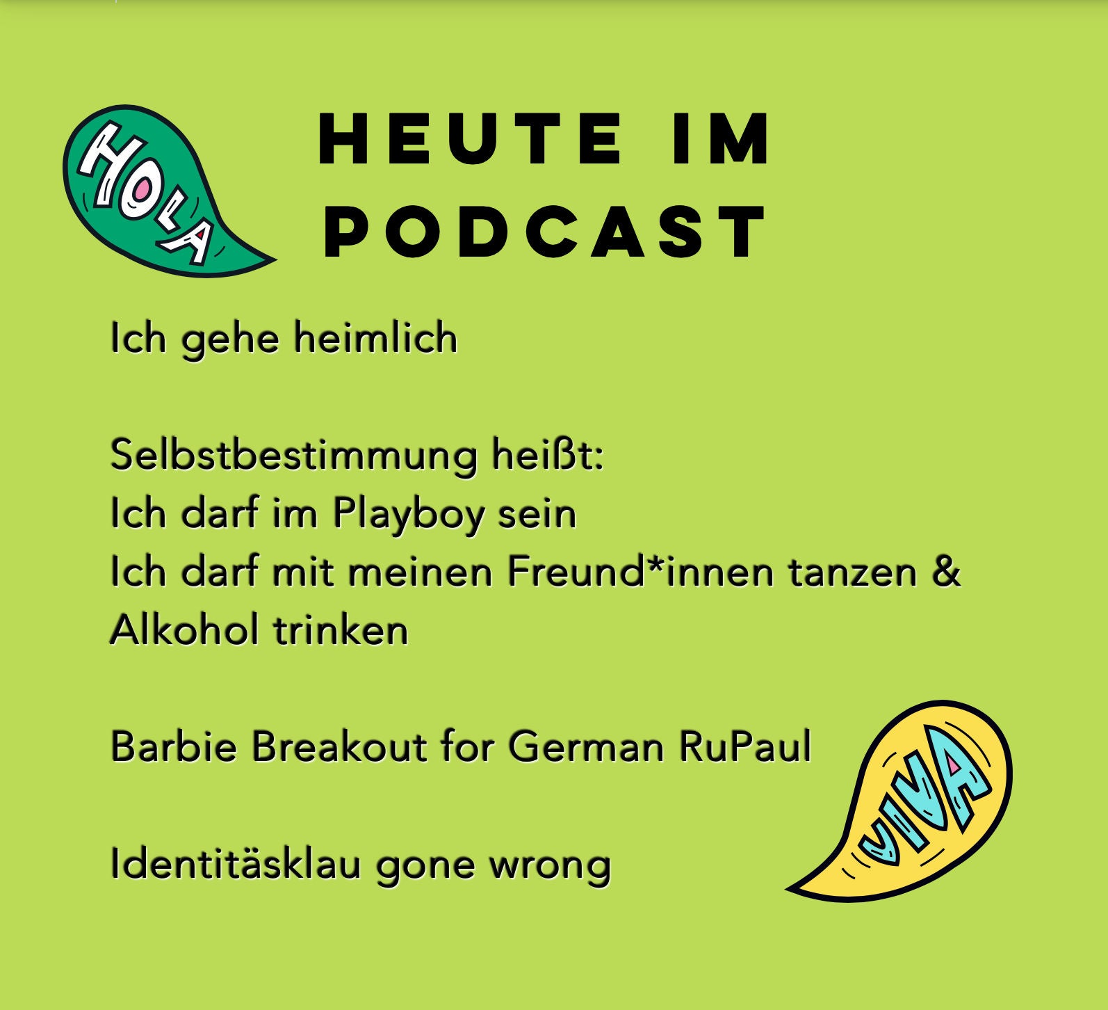 Warum Selbstbestimmung wichtig ist und ein Fakeprofil dir nicht hilft um den Club unangesagt zu verlassen.