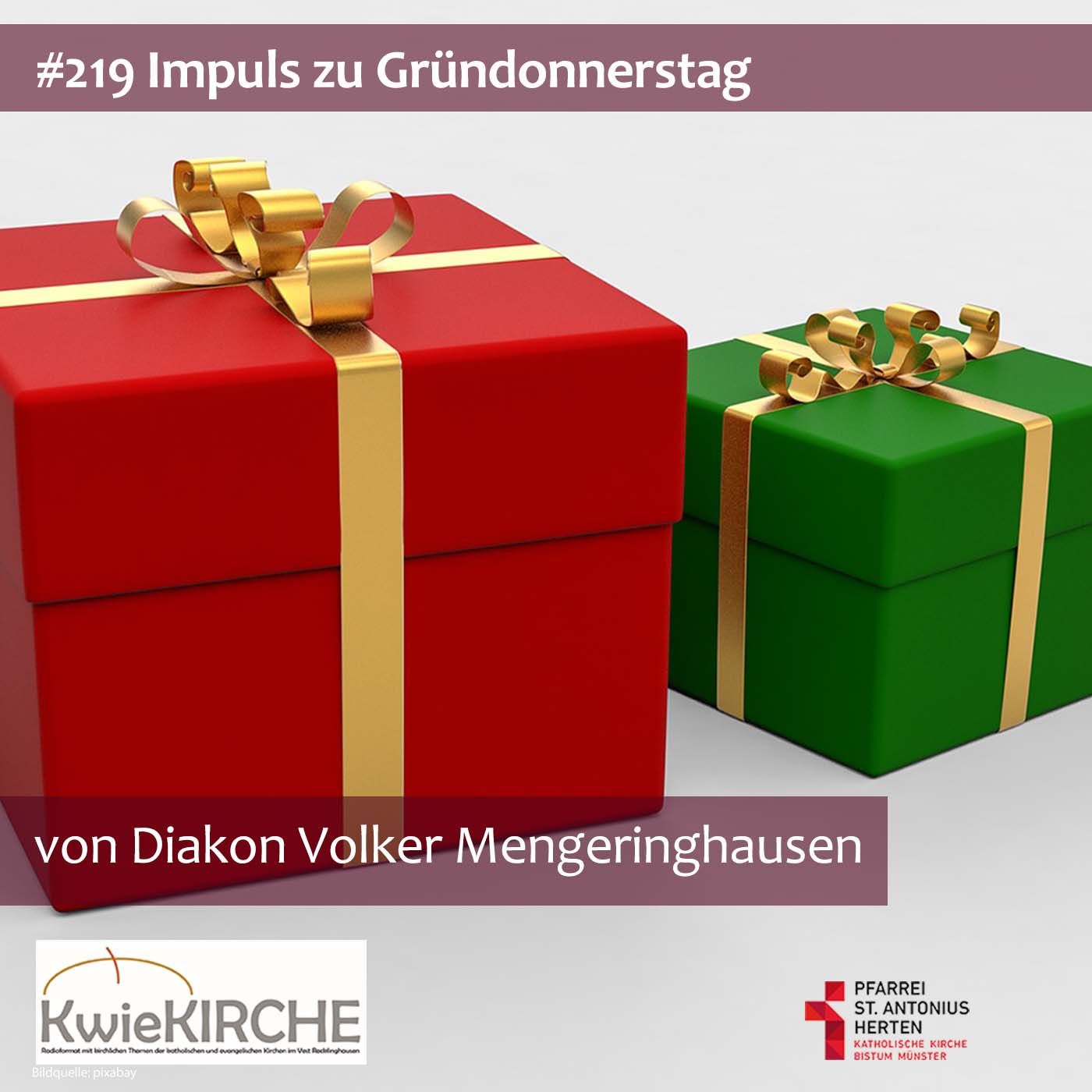 #219 KwieKIRCHE Impuls - Diakon Volker Mengeringhausen (Gruendonnerstag)