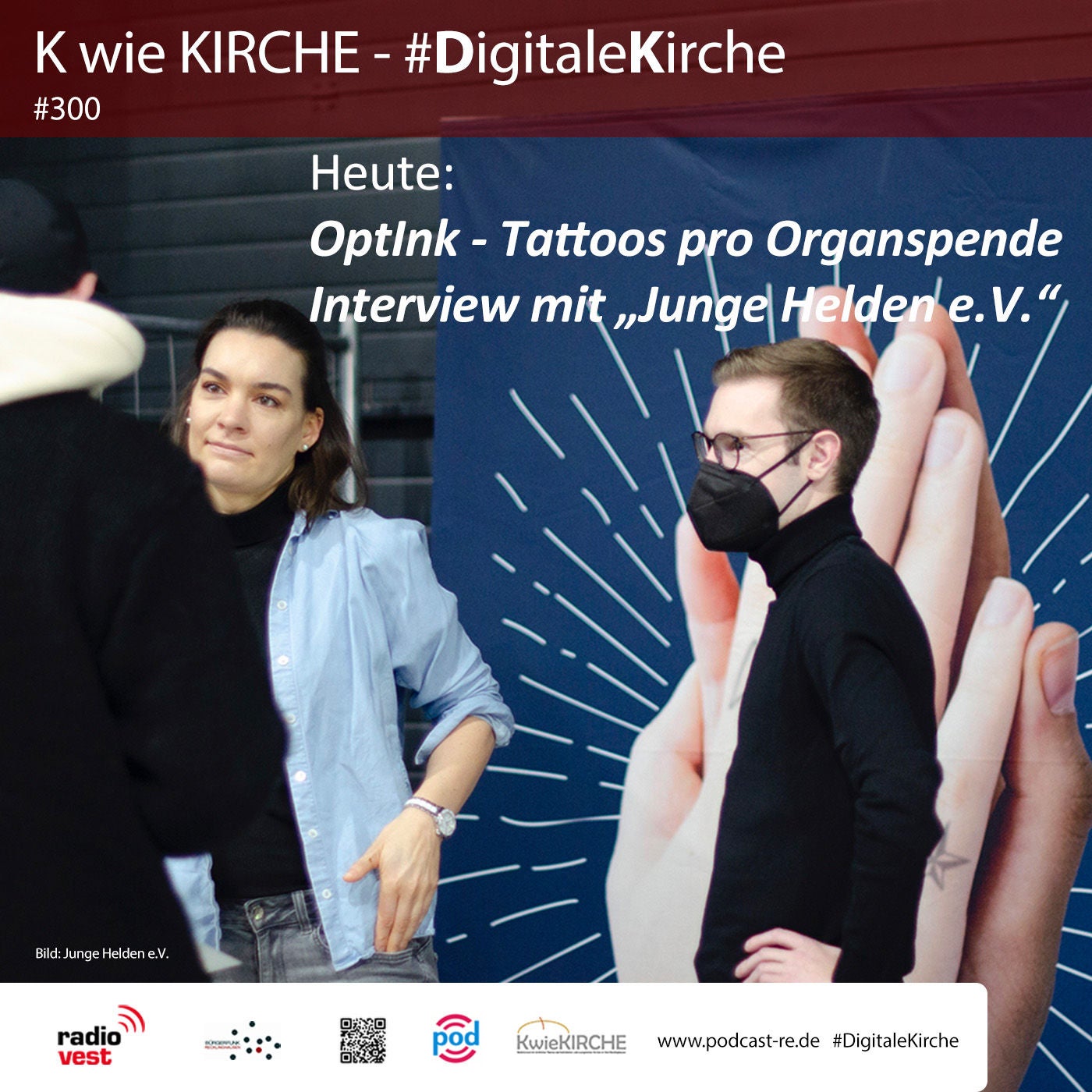 #300 K wie KIRCHE #DigitaleKirche - Interview mit Junge Helden e.V. - OptInk (15.05.2023)