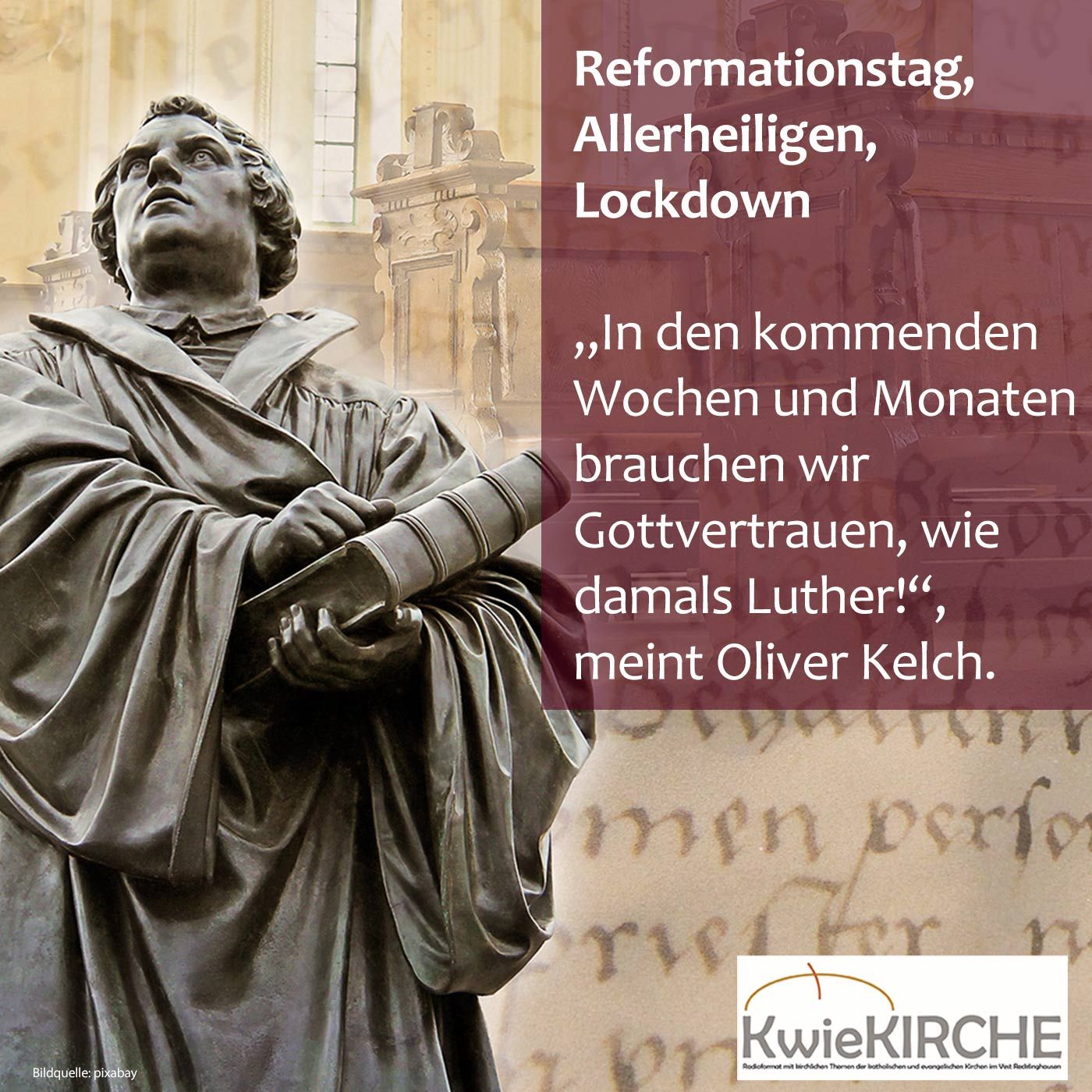 #83 Reformationstag, Allerheiligen, Lockdown