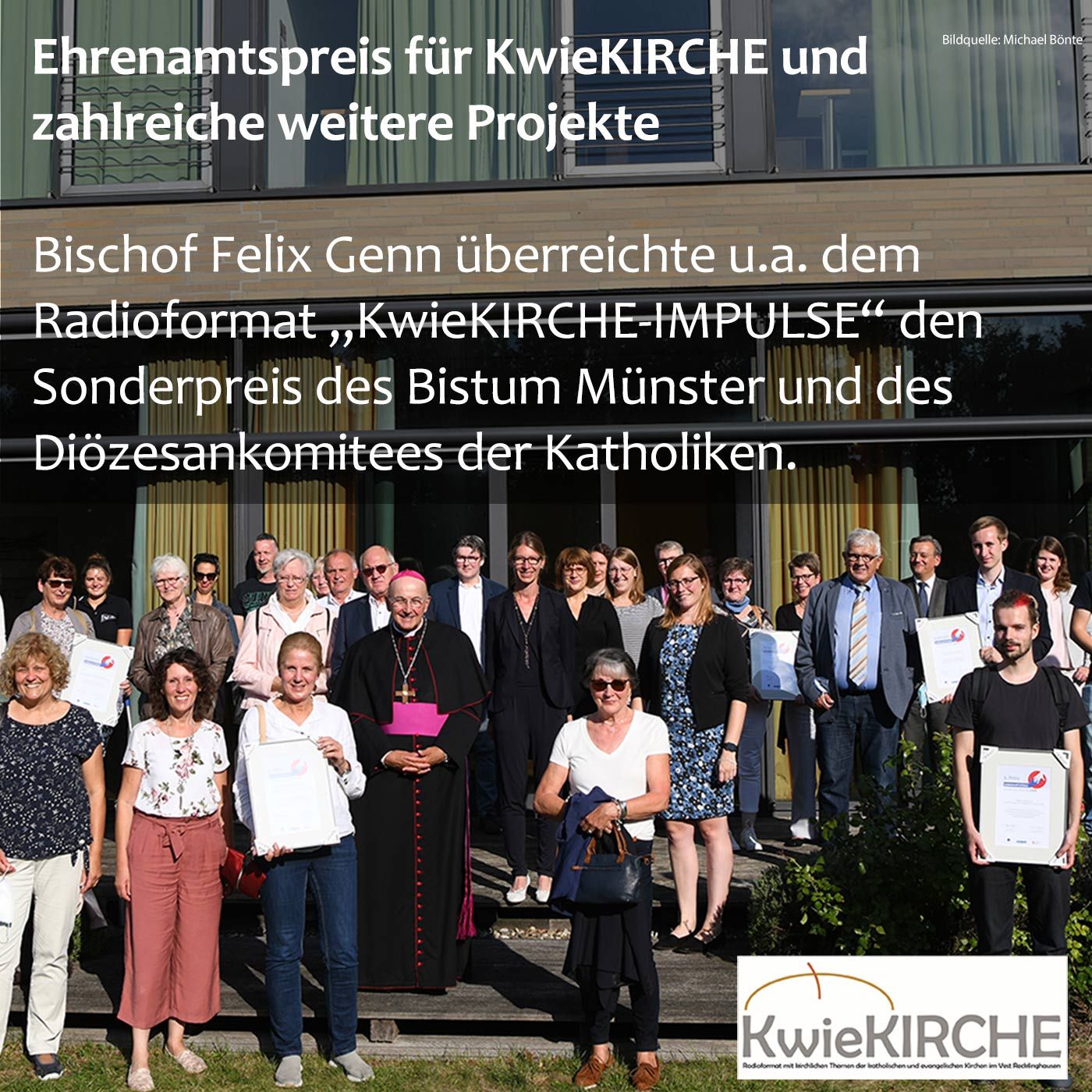 #65 KwieKIRCHE im Interview mit dem DOMRADIO nach der Preisverleihung