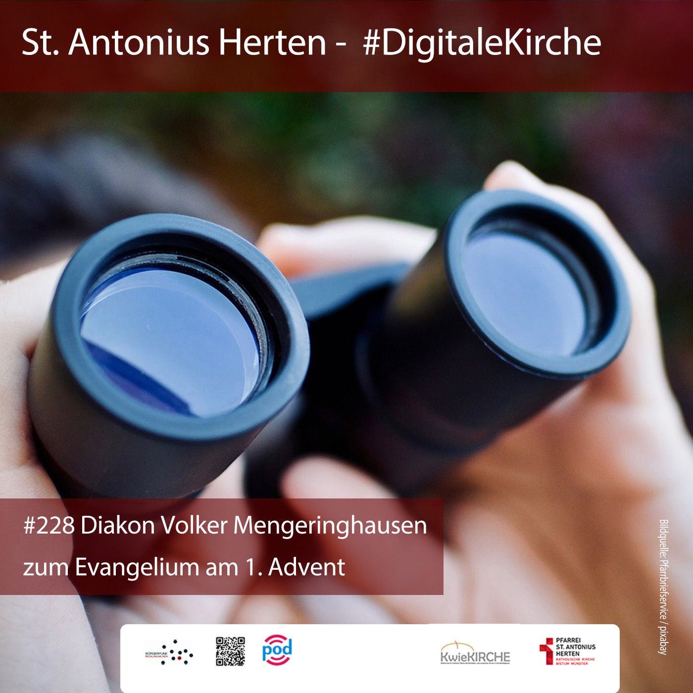 #228 KwieKIRCHE #DigitaleKirche Diakon Volker Mengeringhausen am 1. Advent (27.11.2022)