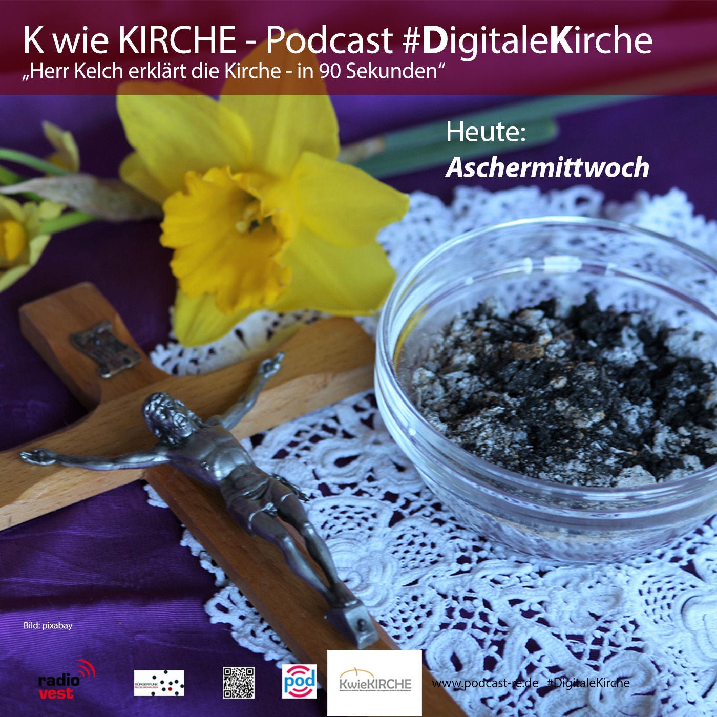 #272 K wie KIRCHE #DigitaleKirche - Herr Kelch erklärt die Kirche - Folge 4 (Aschermittwoch)
