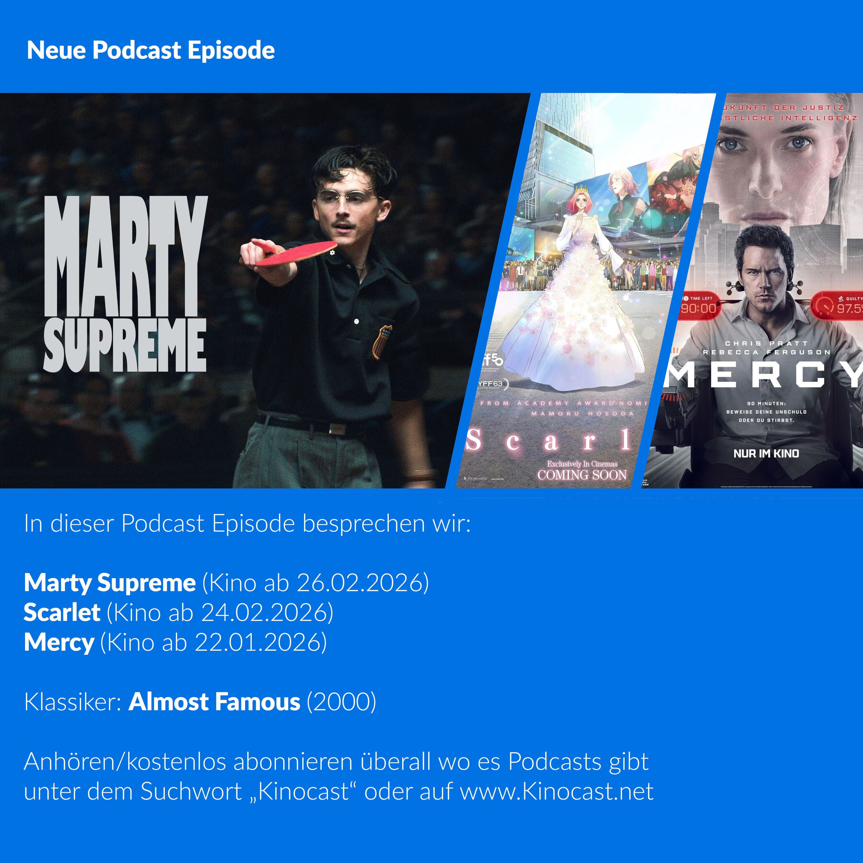 Marty Supreme, Scarlet, Mercy | #902